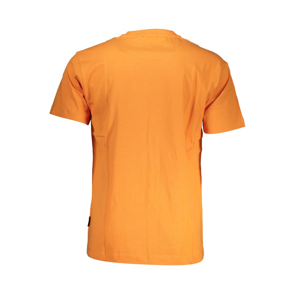 Napapijri Arancione Cotton Men T-Shirt