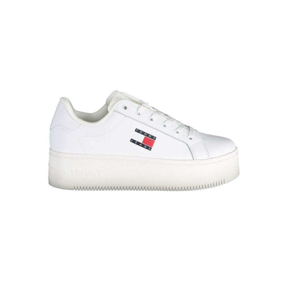 Tommy Hilfiger White Platform Sneakers for Women