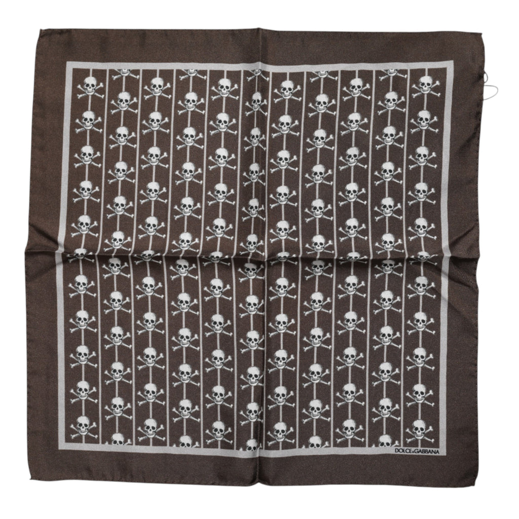 Dolce & Gabbana Brown Scarf for Men detail view