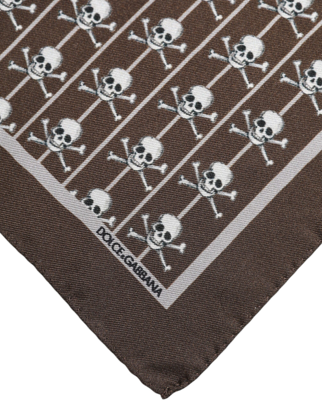 Dolce & Gabbana Brown Scarf for Men side view