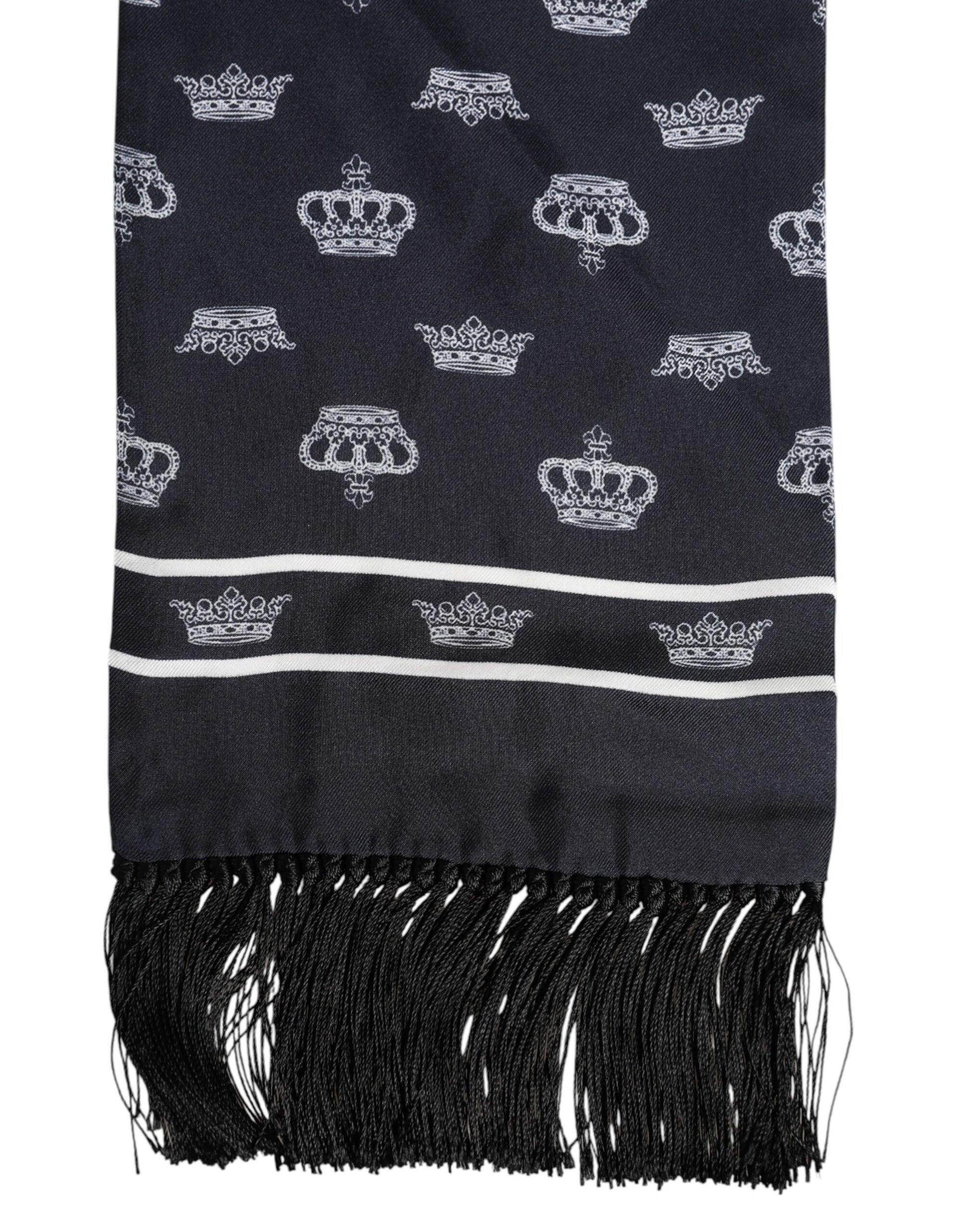 Dolce & Gabbana Black Scarf for Men detail view