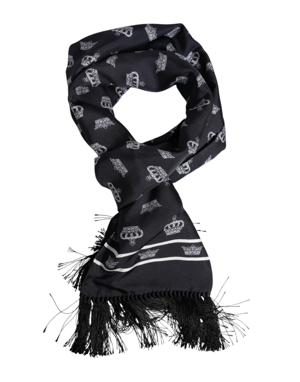 Dolce & Gabbana Black Scarf for Men side view