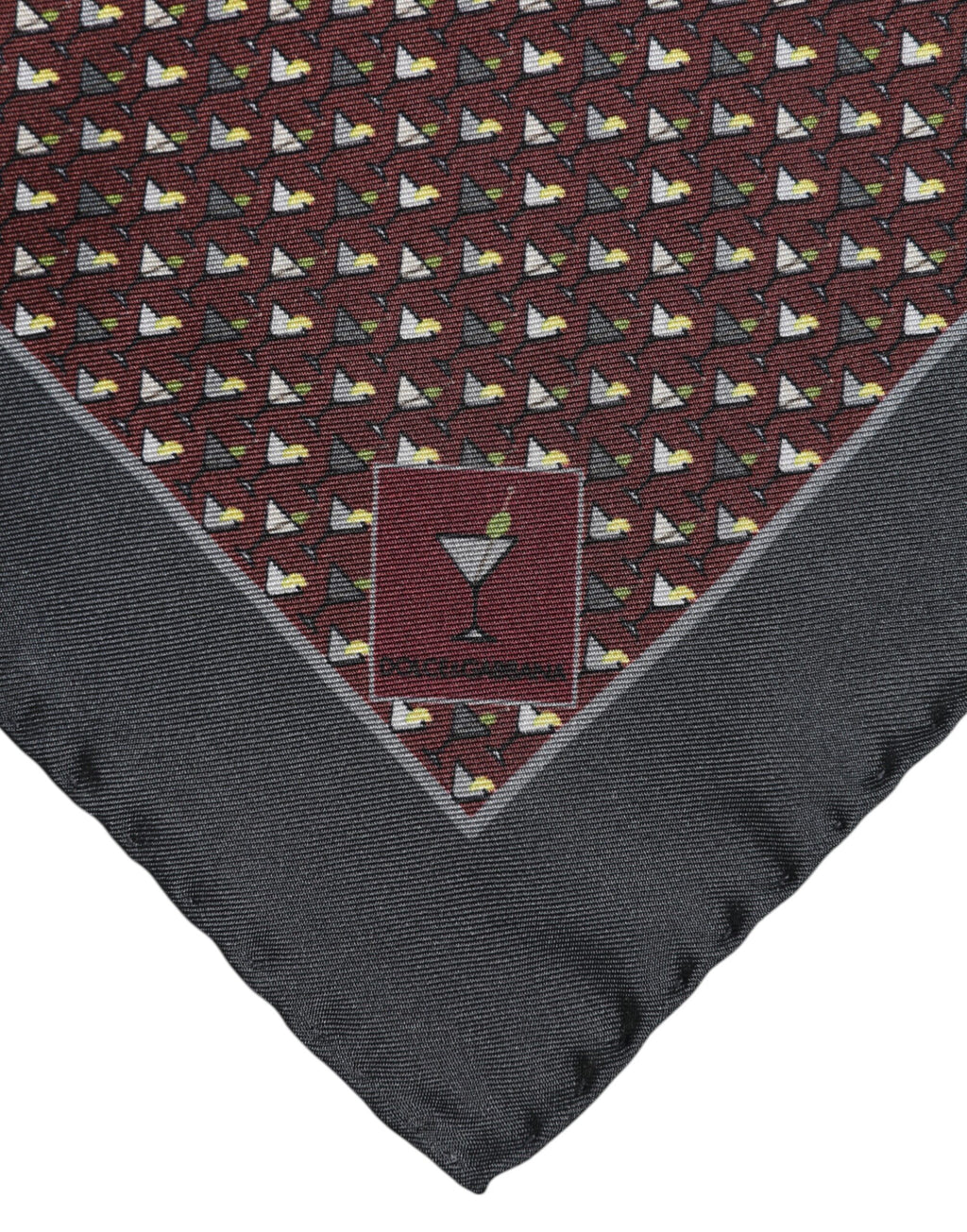 Dolce & Gabbana Red Scarf for Men side view