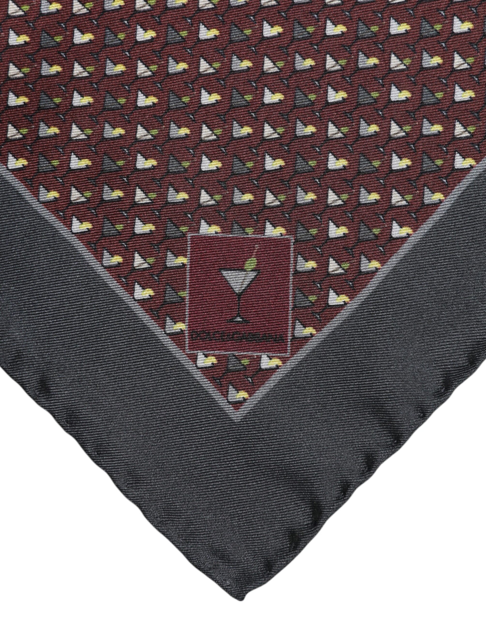 Dolce & Gabbana Red Scarf for Men side view