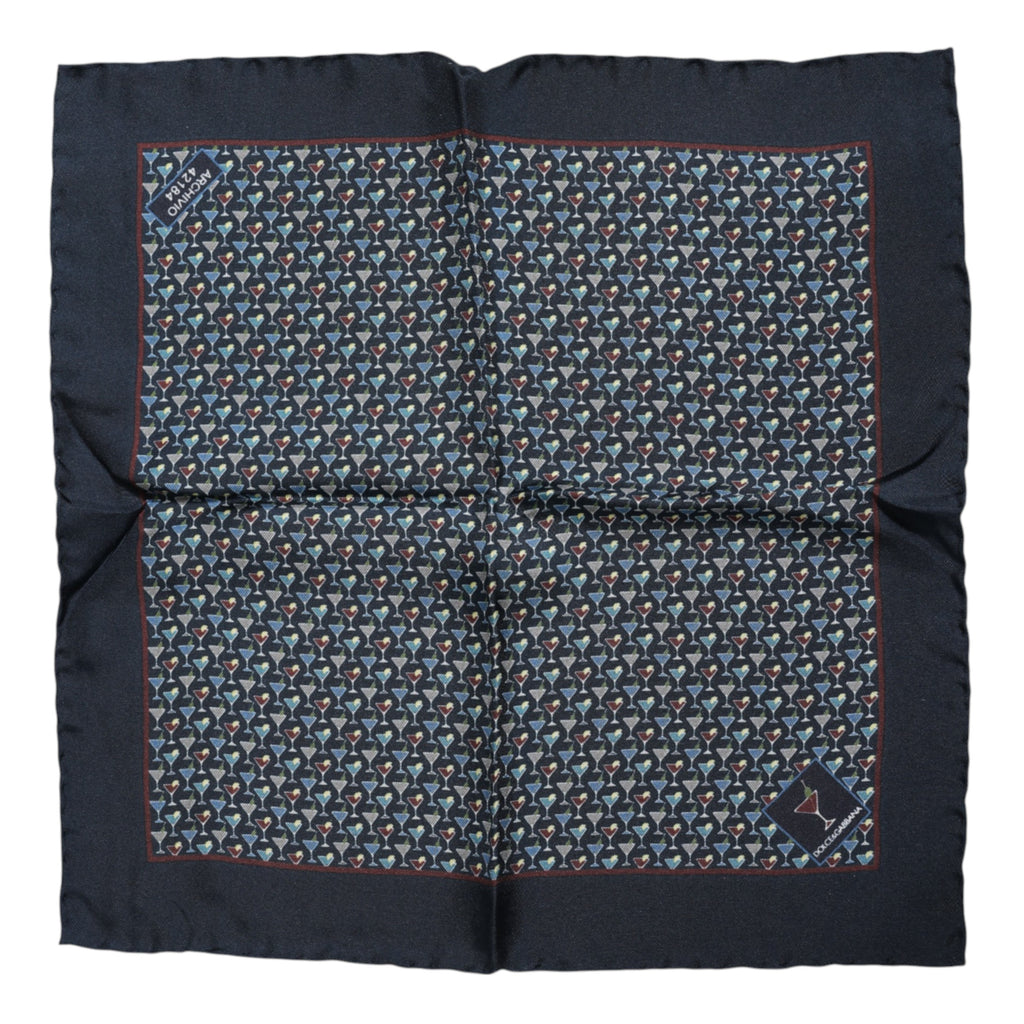 Dolce & Gabbana Blue Scarf for Men detail view