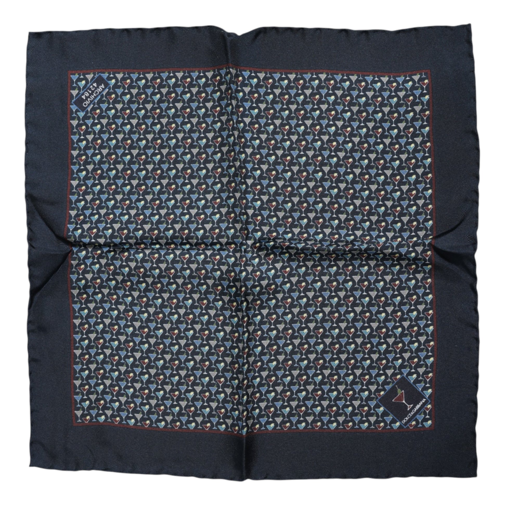 Dolce & Gabbana Blue Scarf for Men detail view