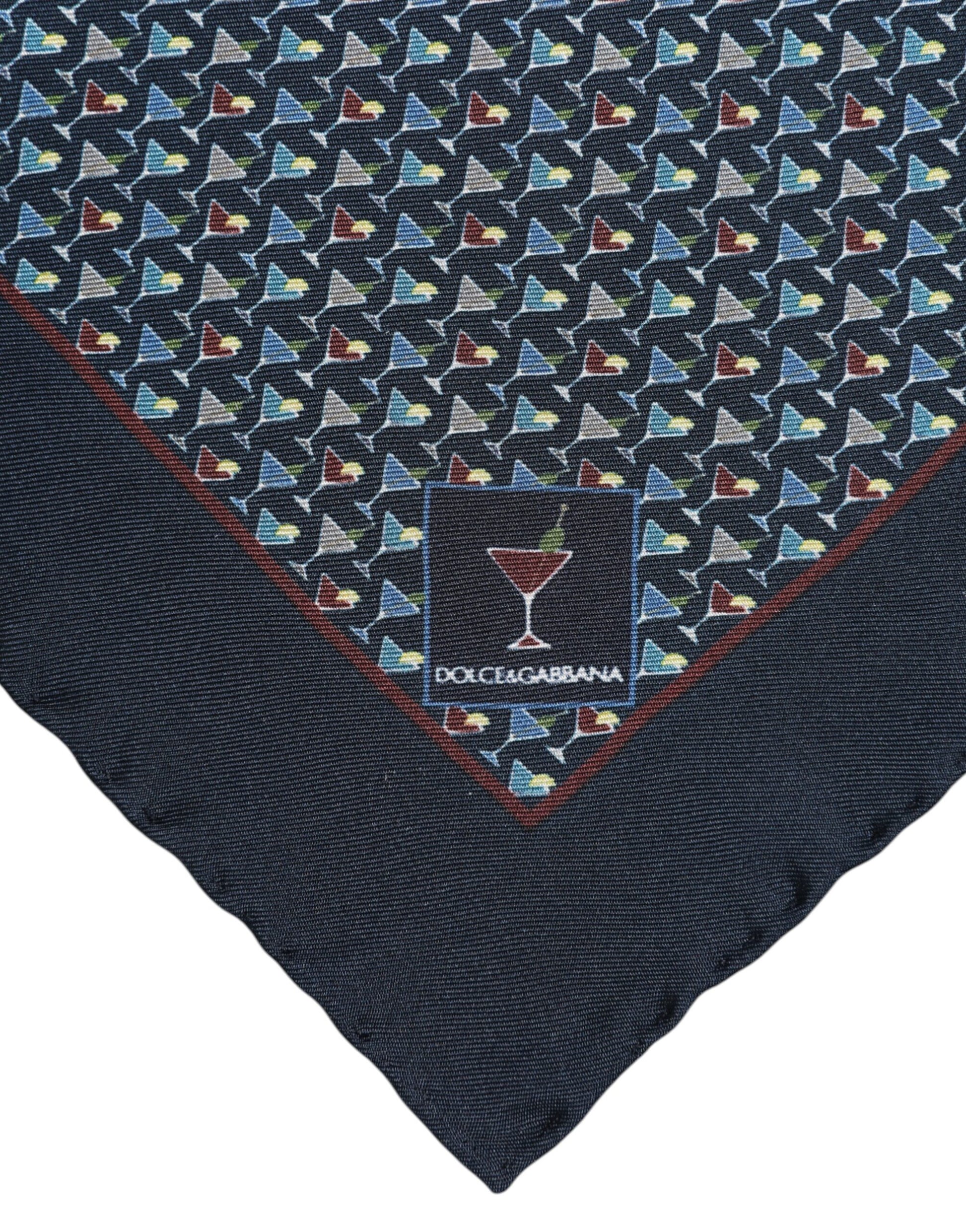 Dolce & Gabbana Blue Scarf for Men side view