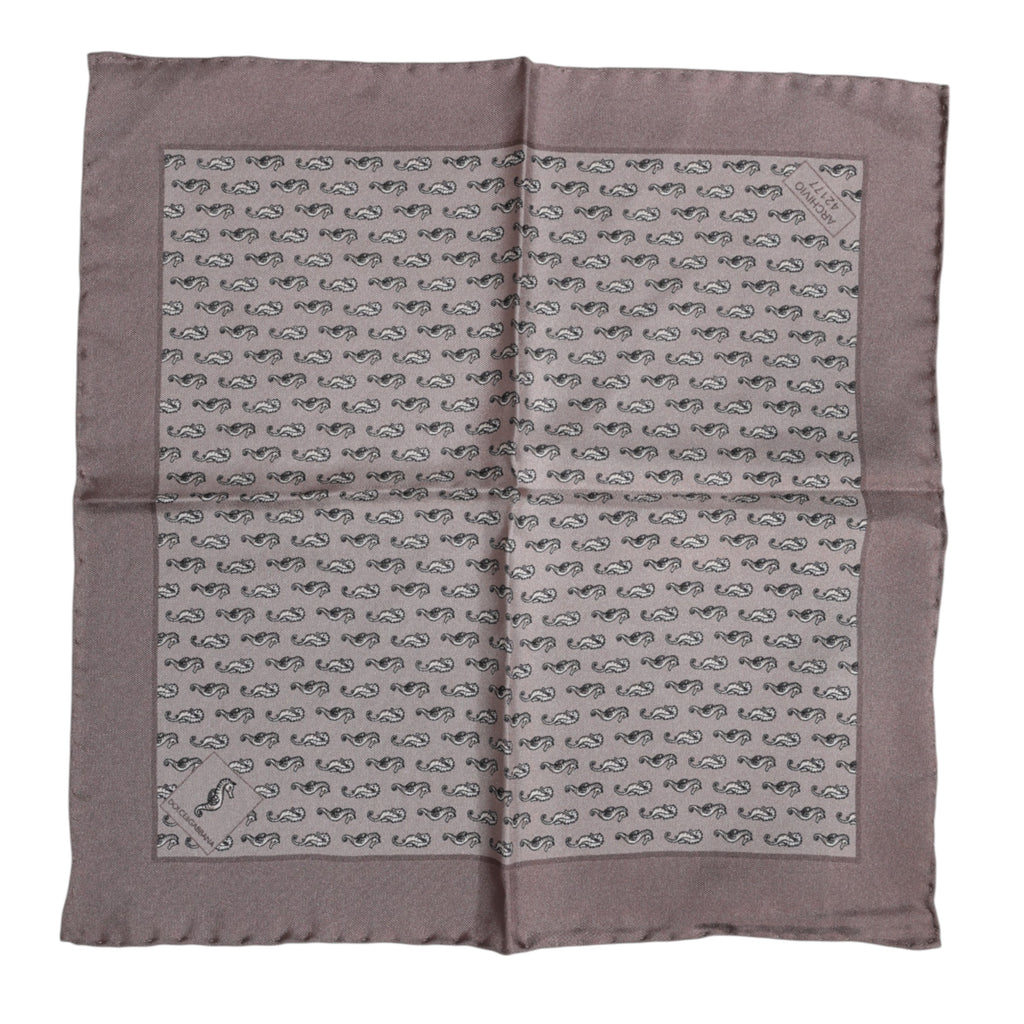 Dolce & Gabbana Brown Scarf for Men detail view