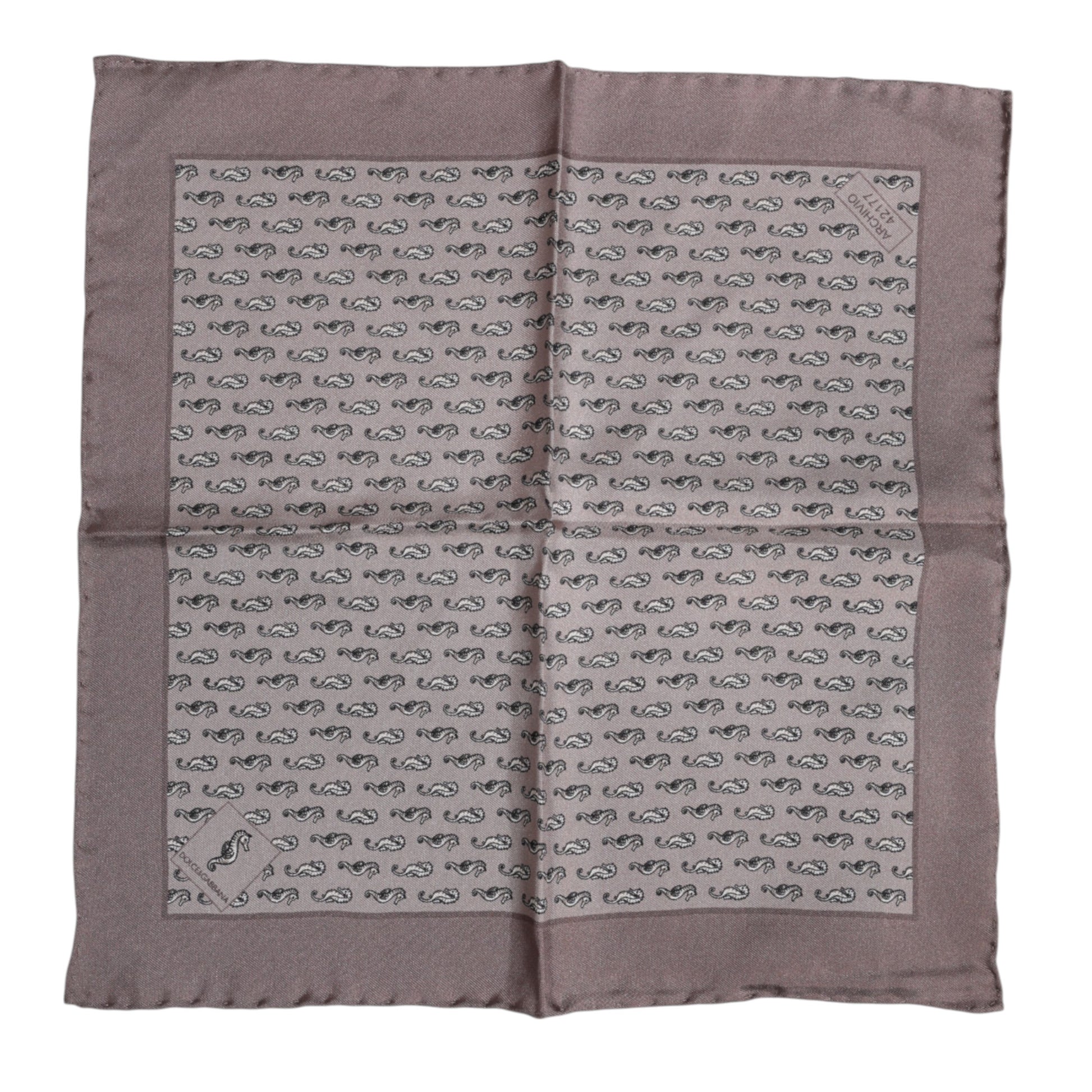 Dolce & Gabbana Brown Scarf for Men detail view