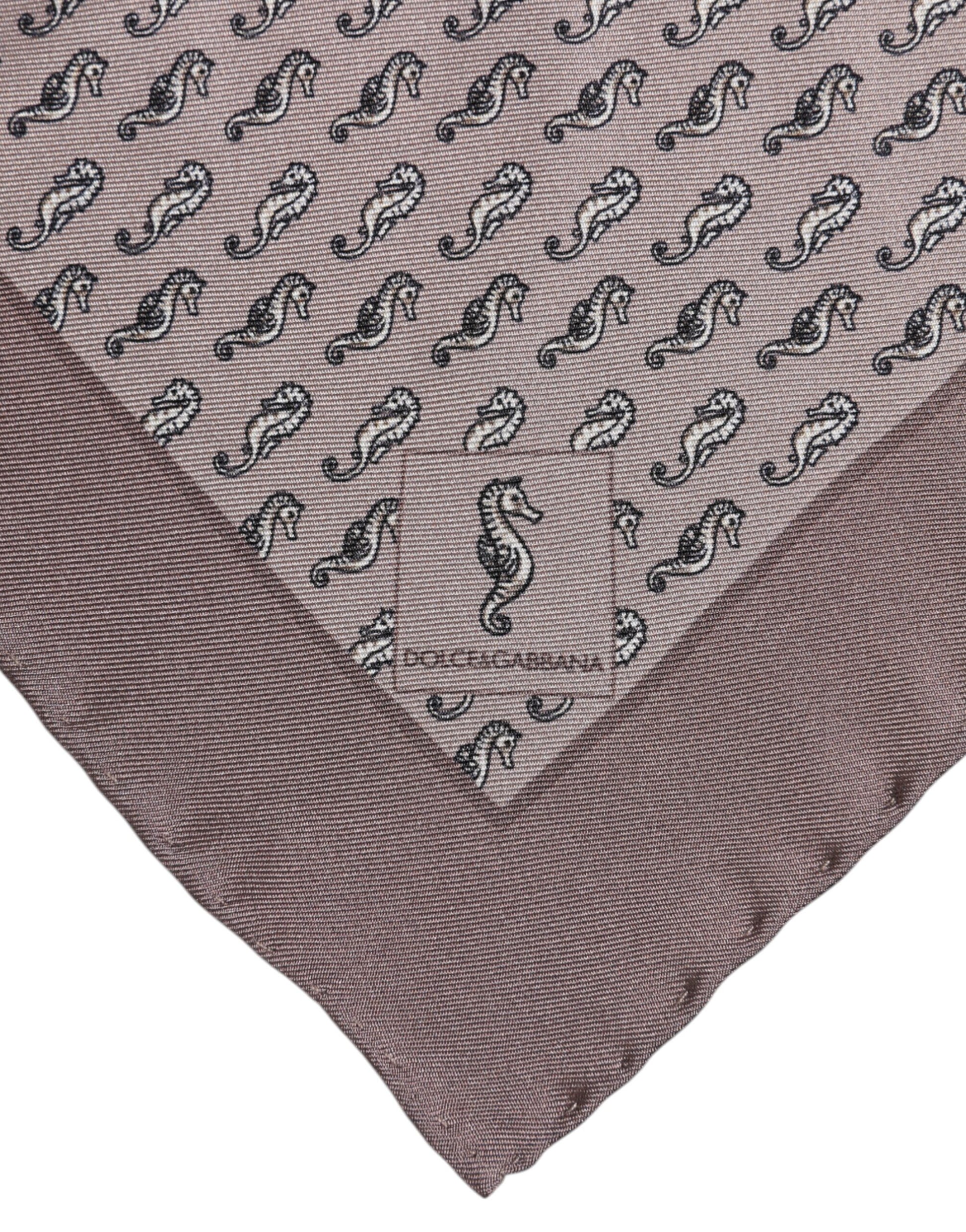 Dolce & Gabbana Brown Scarf for Men side view