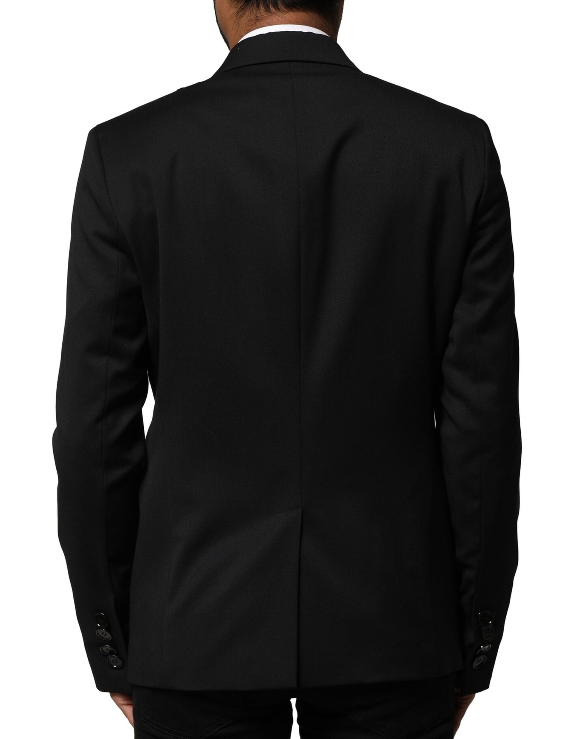 Emporio Armani Black Blazer for Men side view