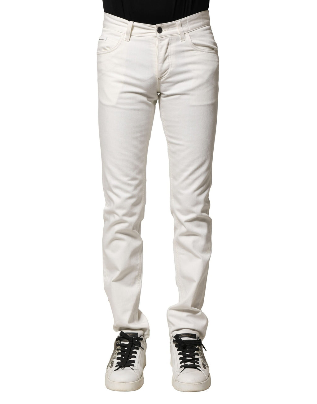 Dolce & Gabbana White Skinny Jeans for Men