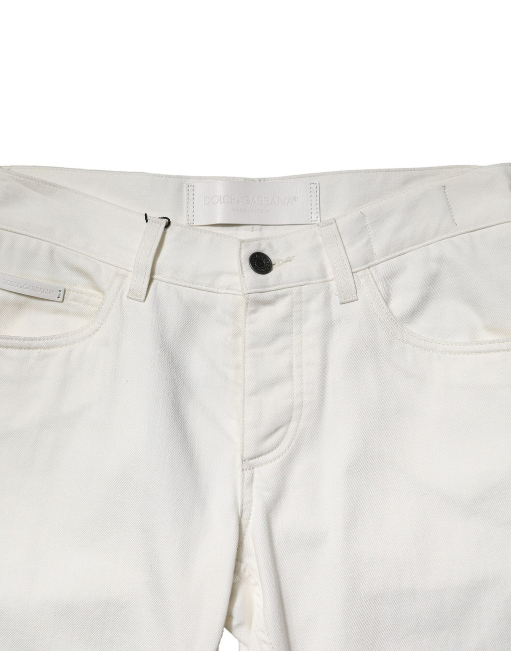 Dolce & Gabbana White Skinny Jeans for Men additional view
