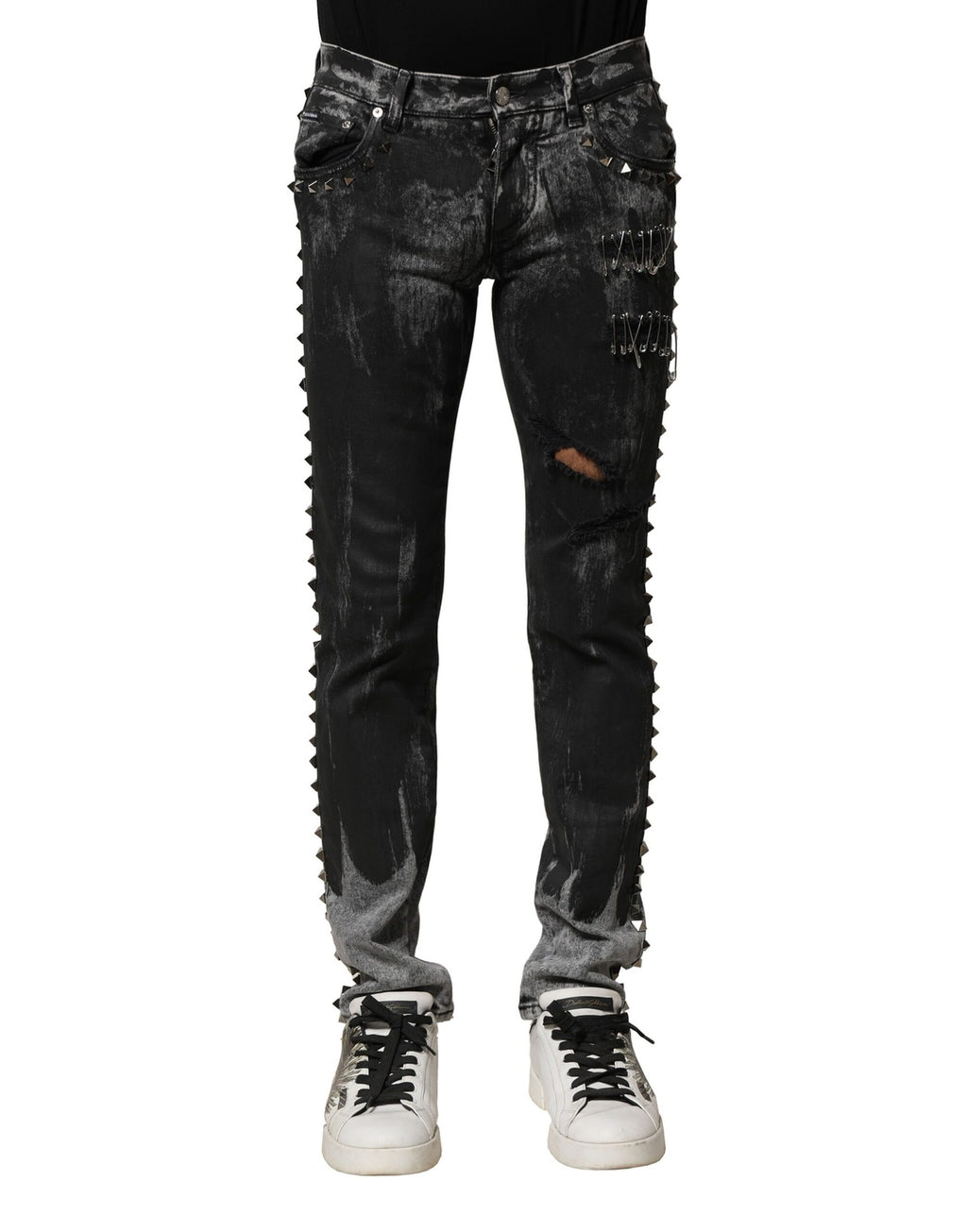 Dolce & Gabbana Black Skinny Jeans for Men