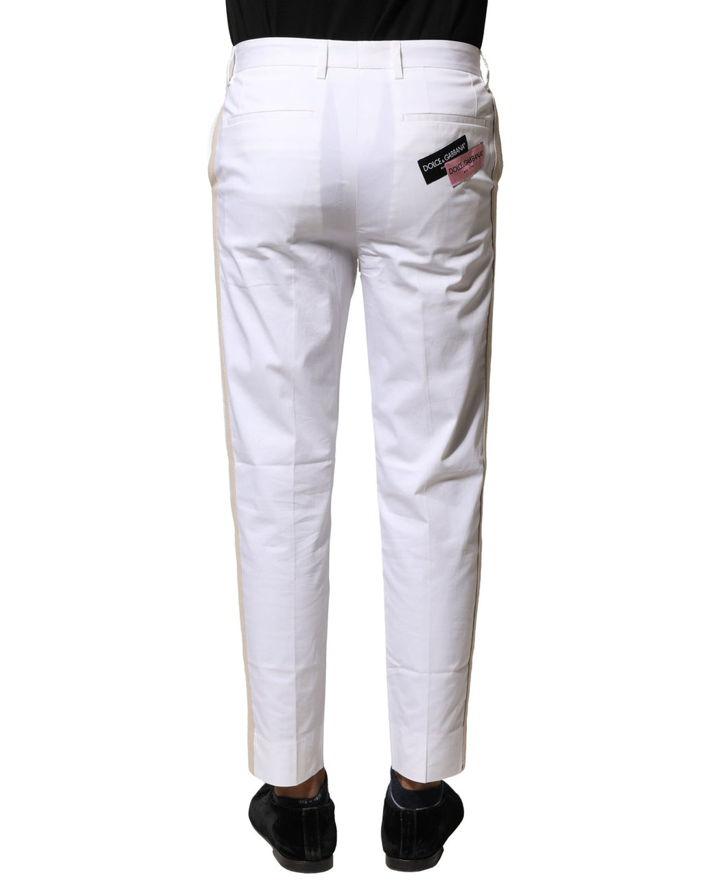 Dolce & Gabbana White Skinny Pants for Men side view