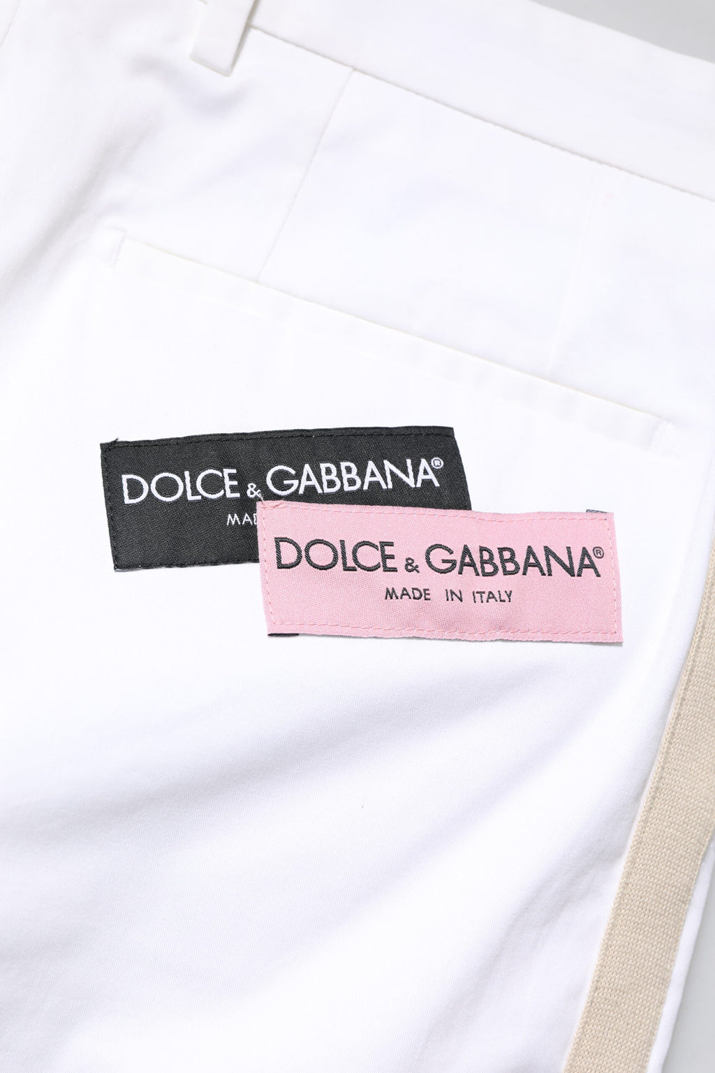 Dolce & Gabbana White Skinny Pants for Men additional view