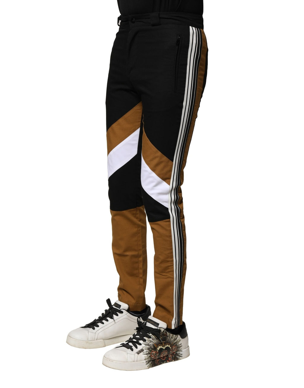 Dolce & Gabbana Multicolor Chino Pants for Men detail view