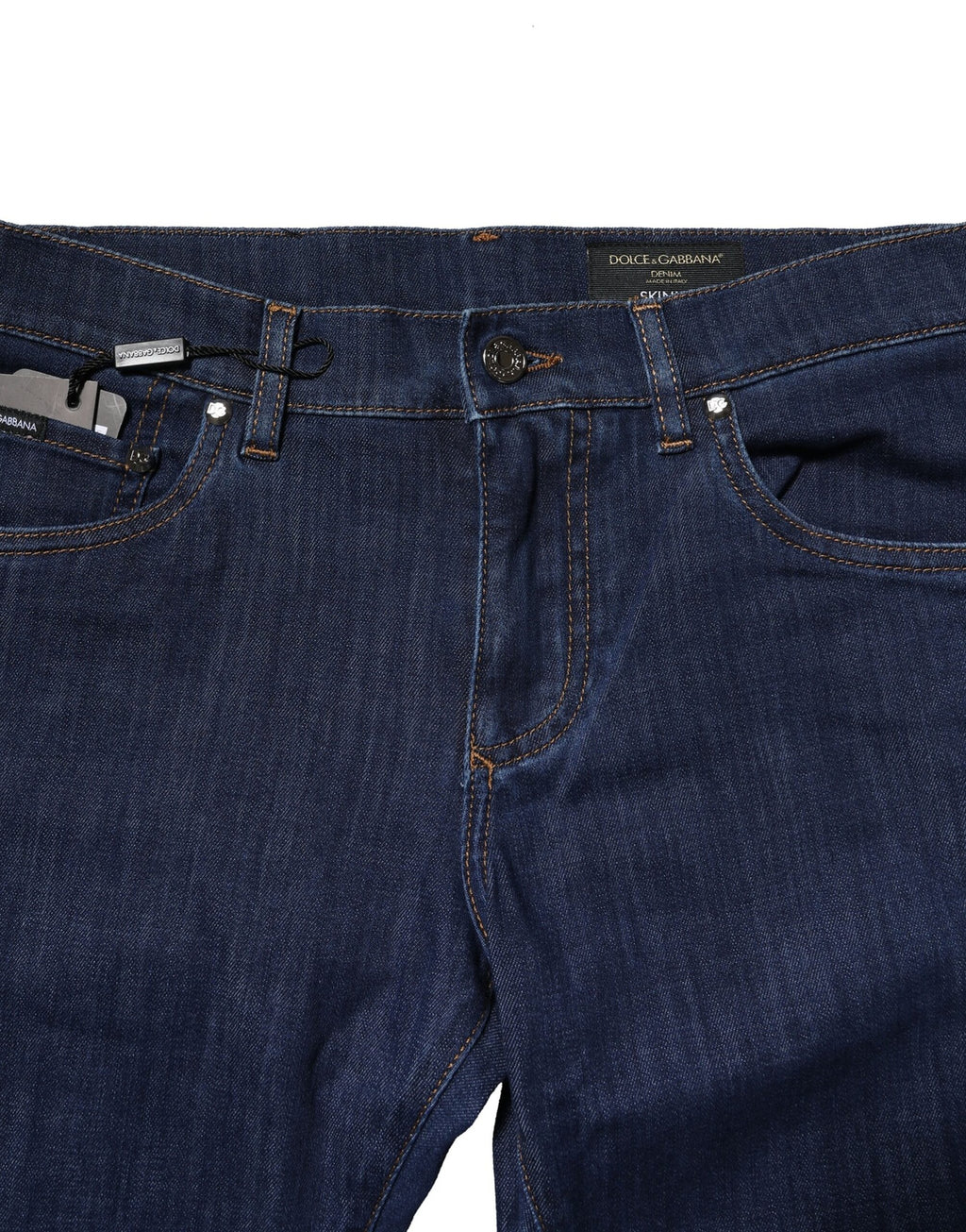 Dolce & Gabbana Blue Skinny Jeans for Men additional view