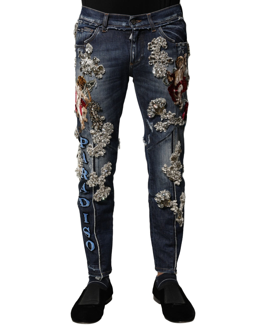 Dolce & Gabbana Blue Skinny Jeans for Men alternate view