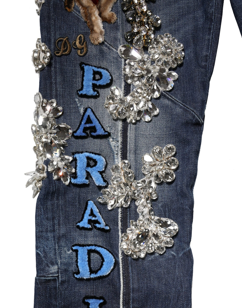 Dolce & Gabbana Blue Skinny Jeans for Men additional view