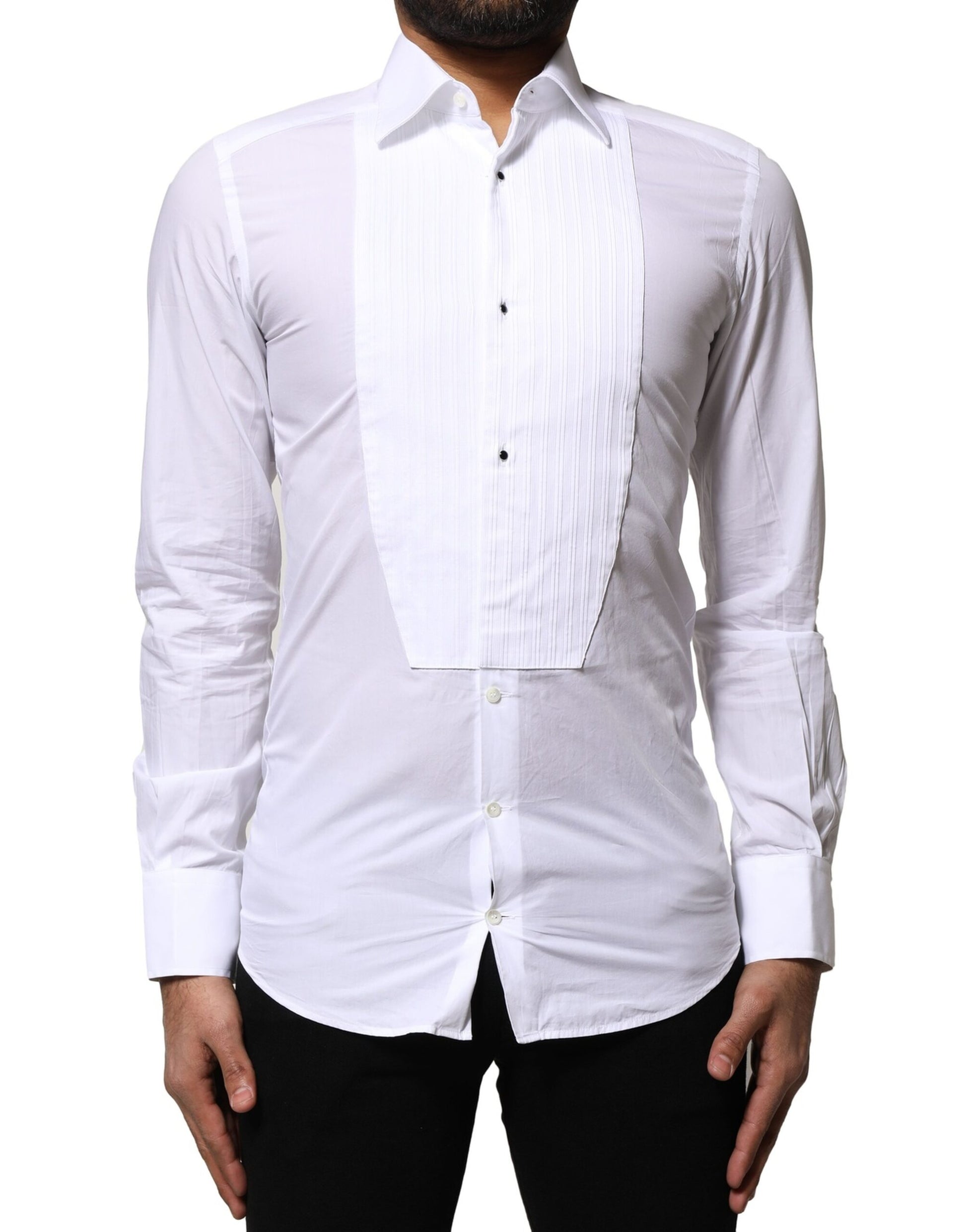 Dolce & Gabbana White Dress Shirt for Men
