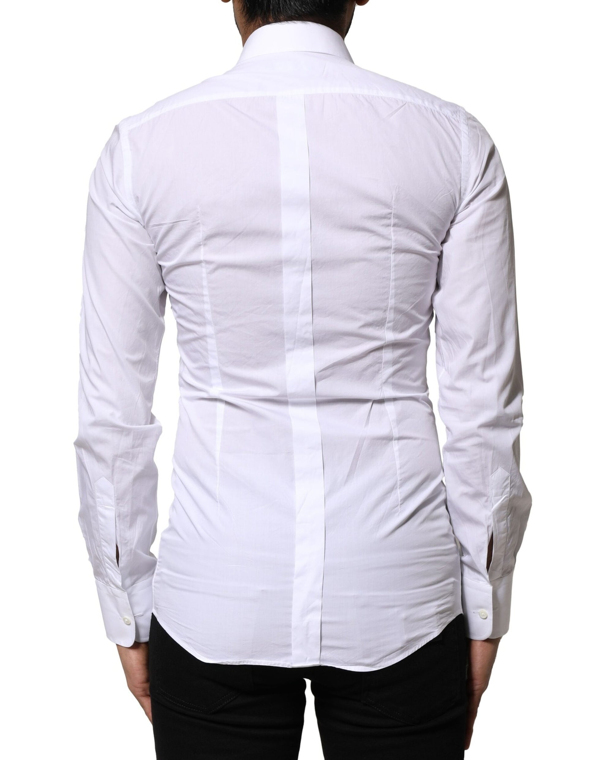 Dolce & Gabbana White Dress Shirt for Men side view