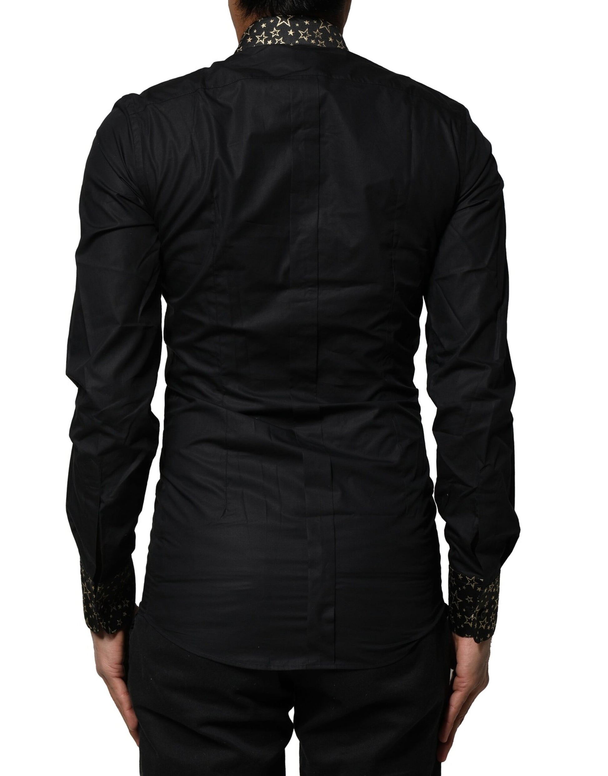 Dolce & Gabbana Black Dress Shirt for Men side view