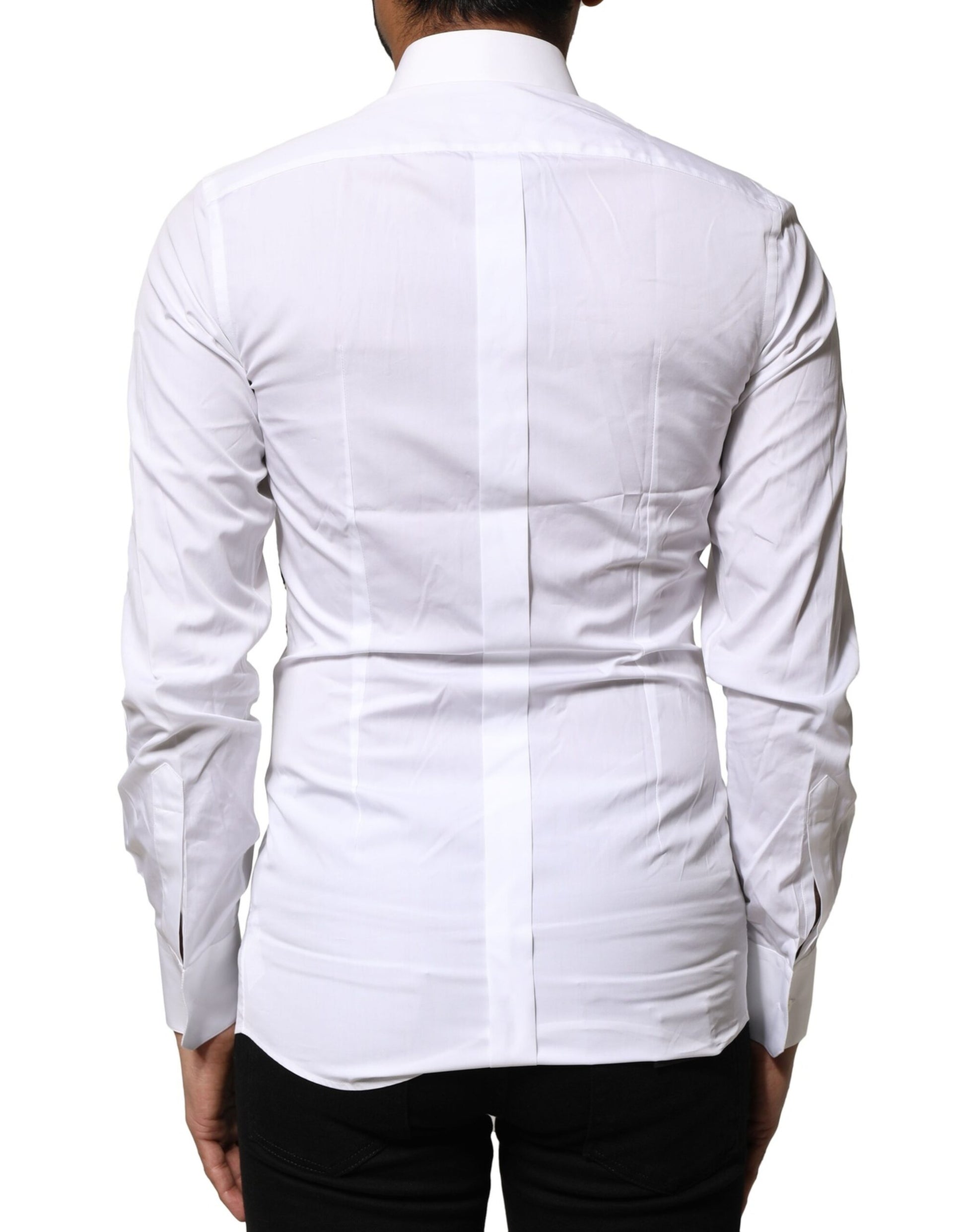 Dolce & Gabbana White Dress Shirt for Men side view