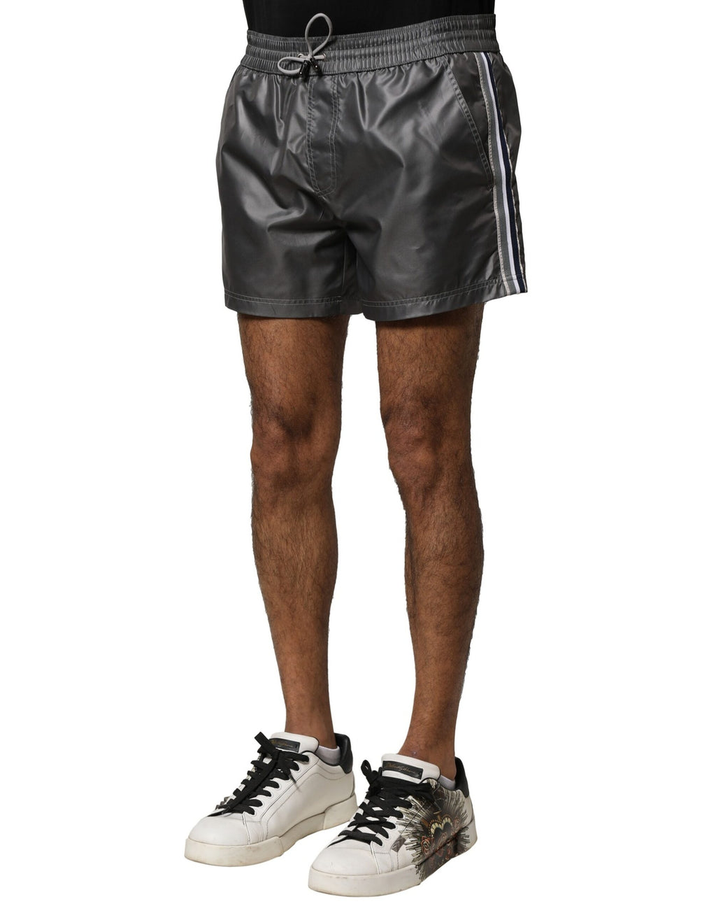 Dolce & Gabbana Grey Shorts for Men detail view