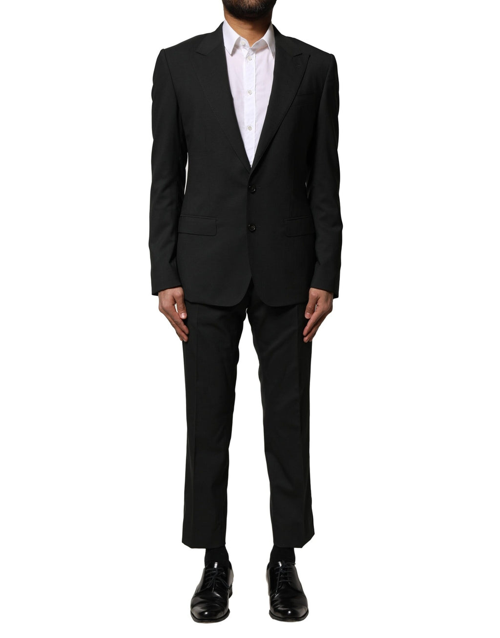 Dolce & Gabbana Black Two Piece Suits for Men