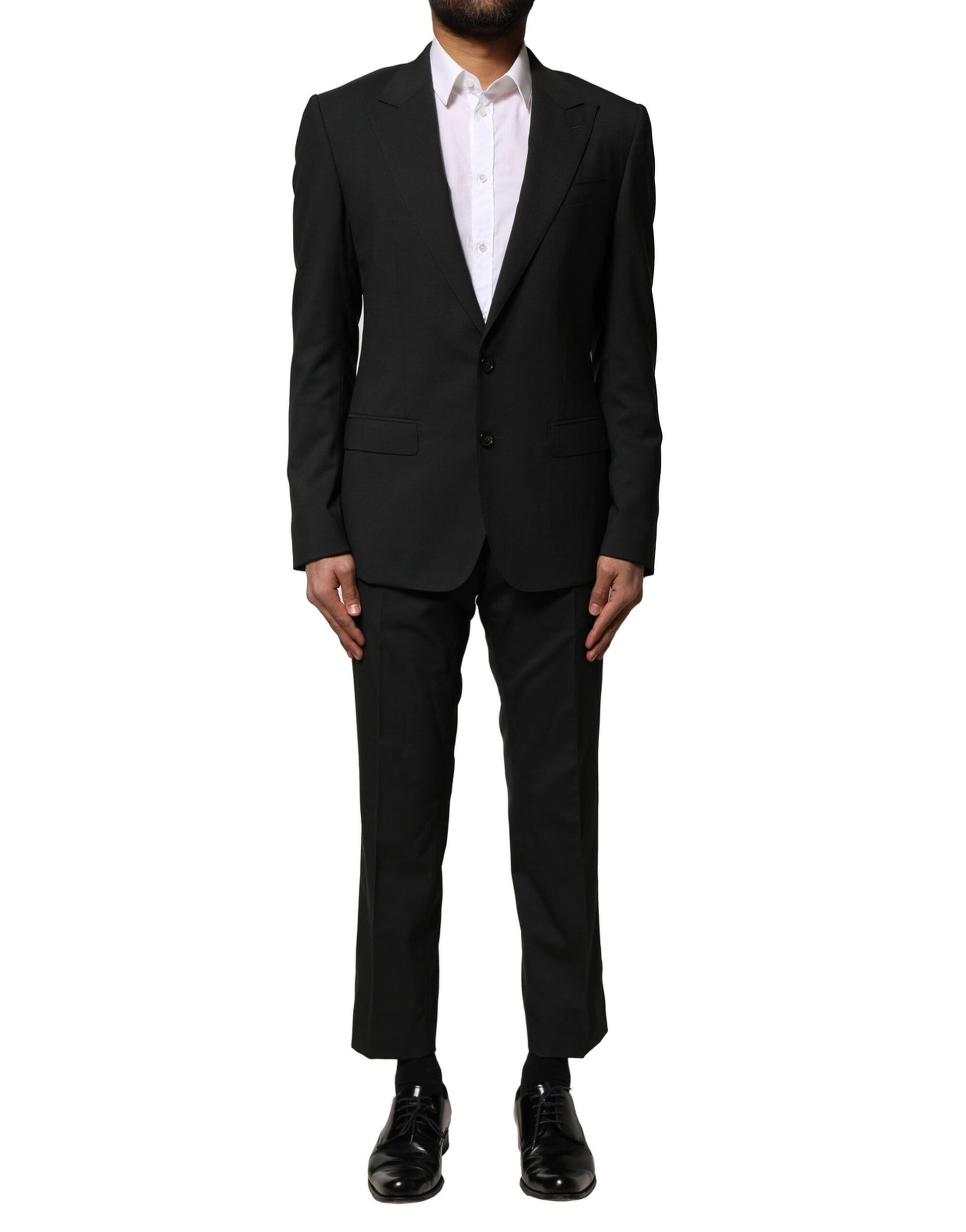 Dolce & Gabbana Black Two Piece Suits for Men