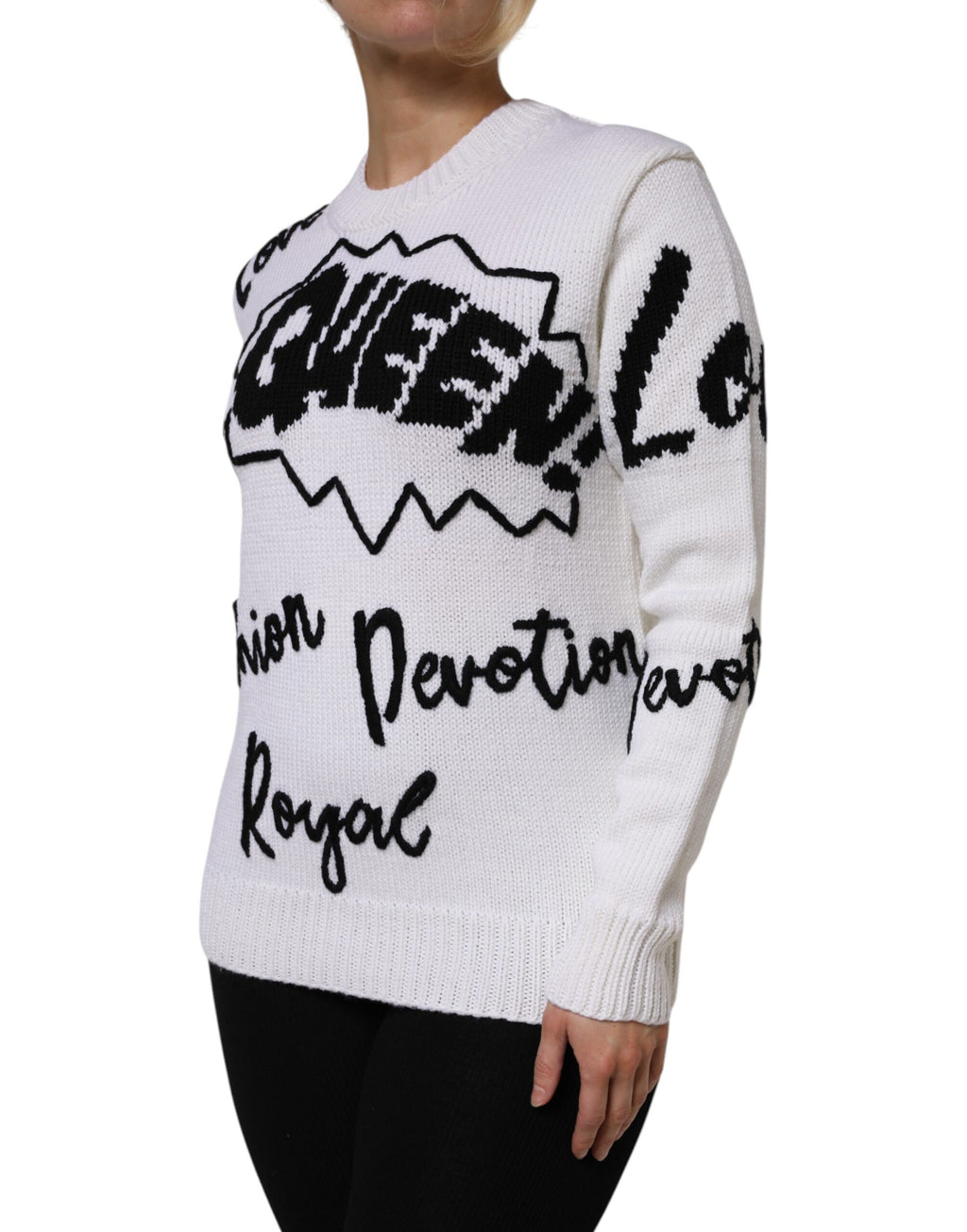 Dolce & Gabbana White Sweatshirt for Women detail view