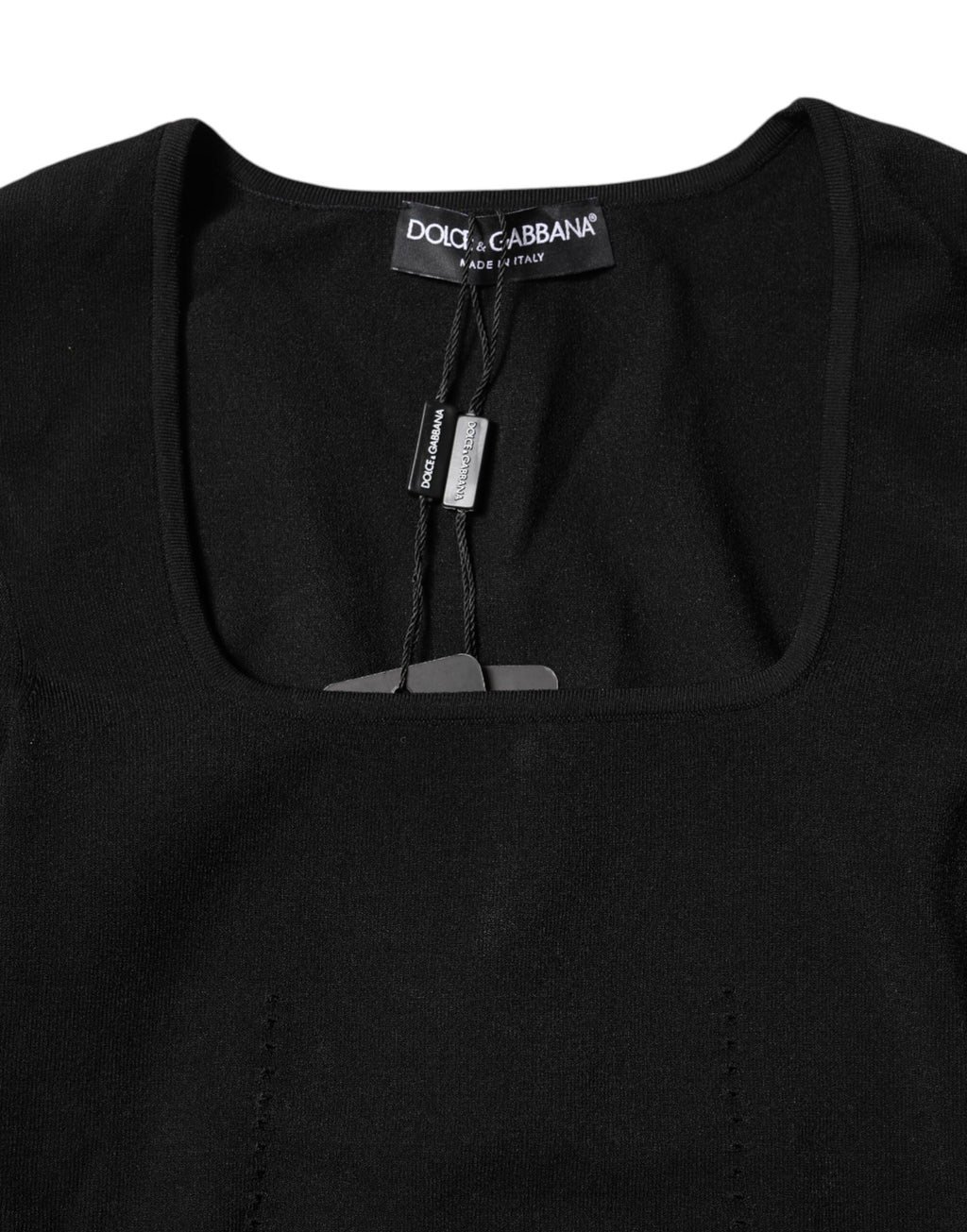 Dolce & Gabbana Black Long Sleeve T-Shirt for Women additional view