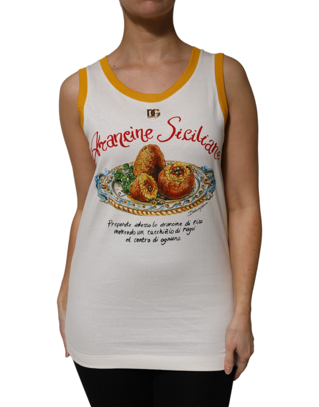 Dolce & Gabbana White Tank Tops T for Women