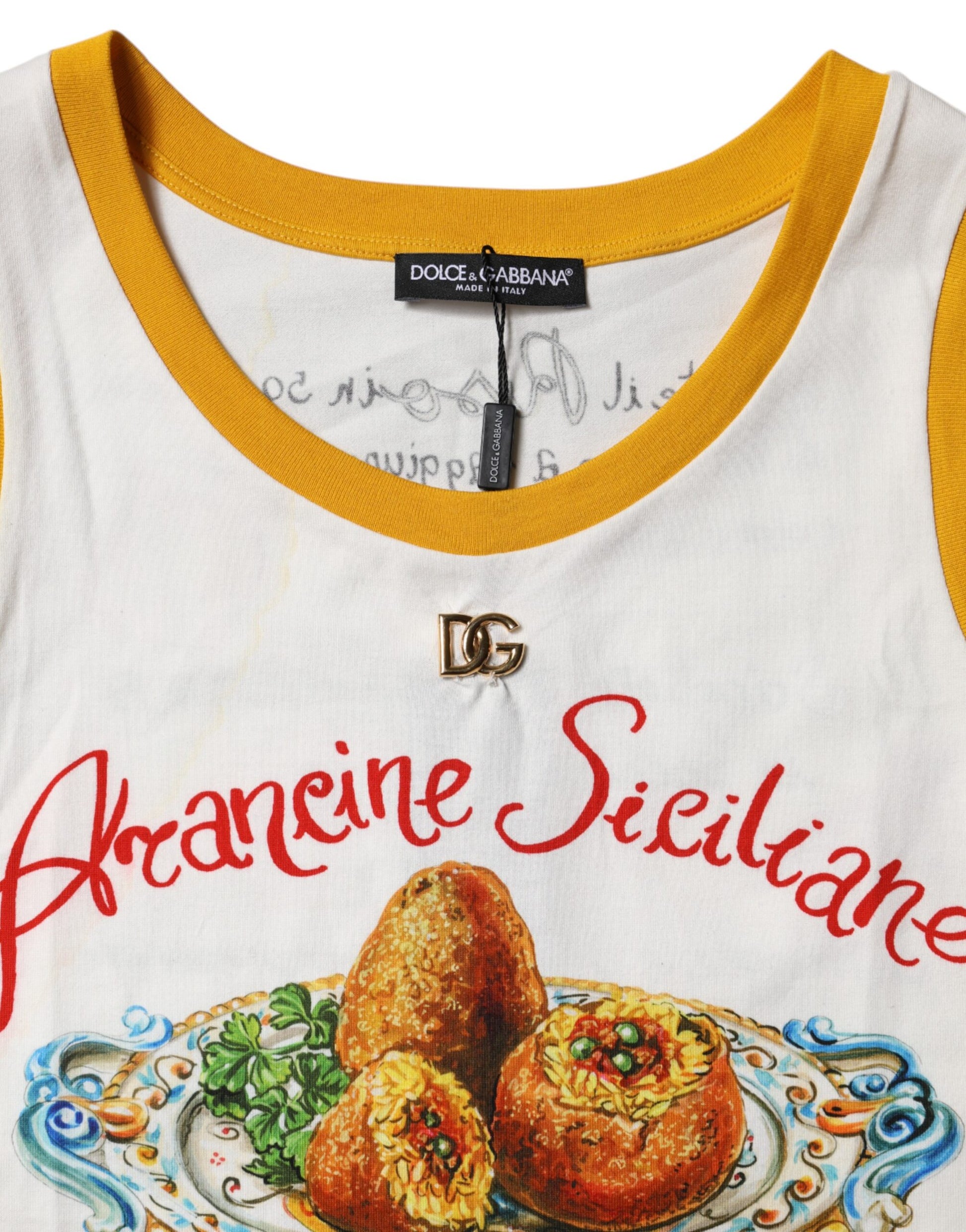 Dolce & Gabbana White Tank Tops T for Women additional view