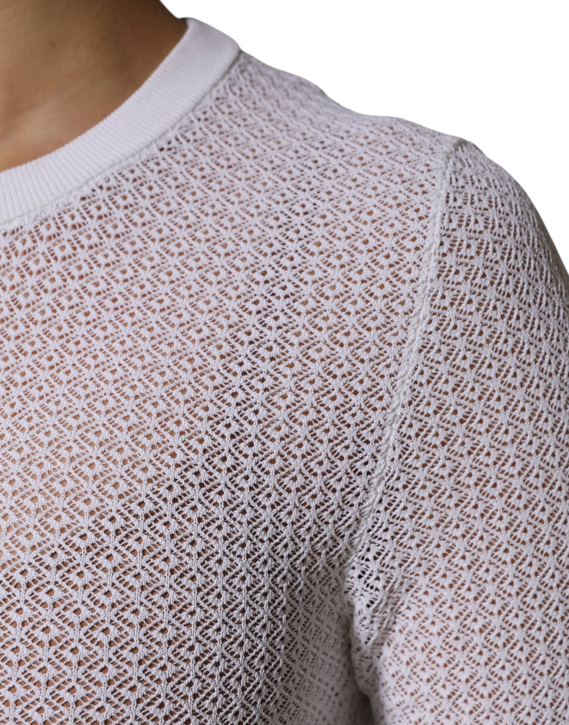 Dolce & Gabbana White Long Sleeve T-Shirt for Women additional view