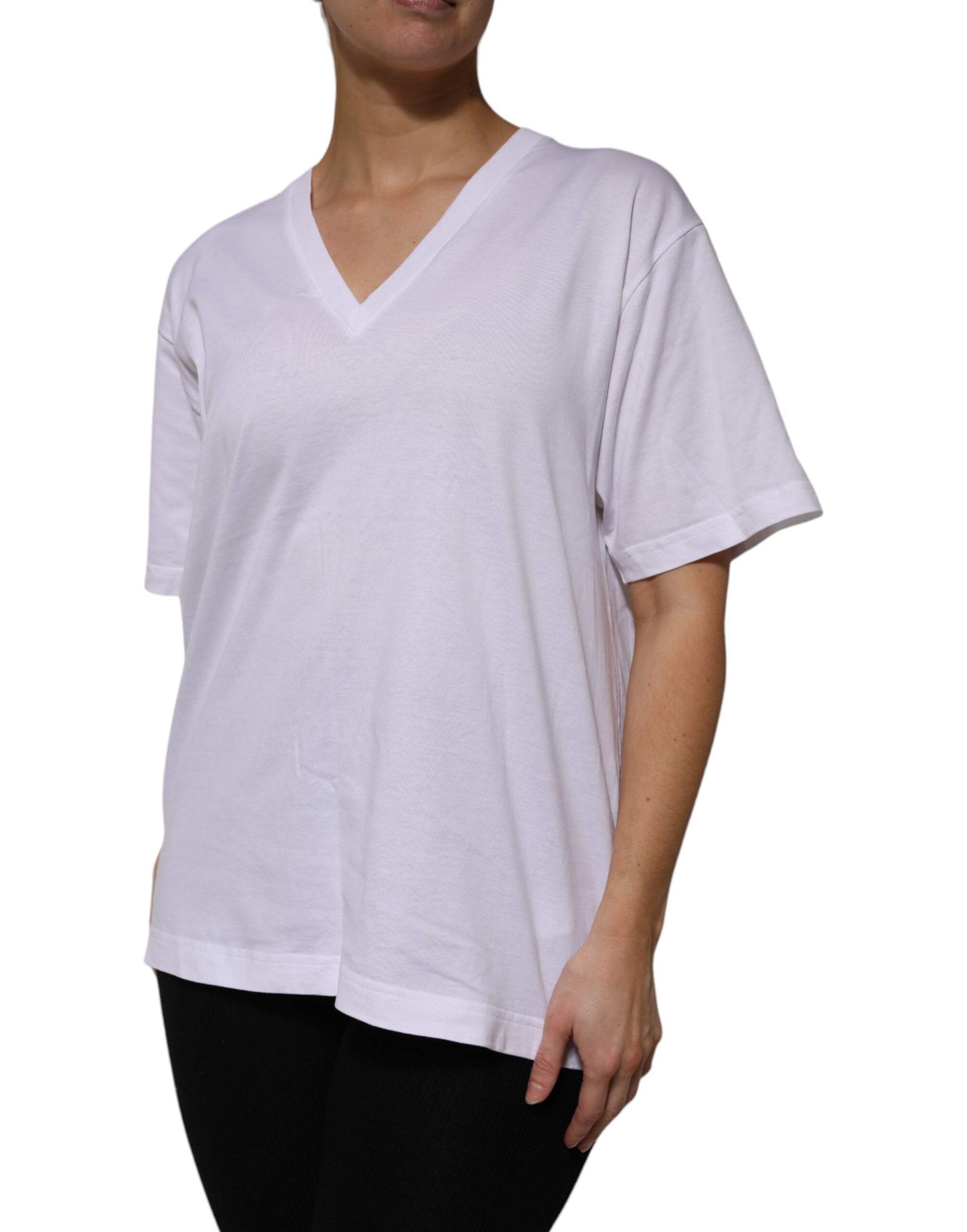 Dolce & Gabbana White T-Shirt for Women detail view