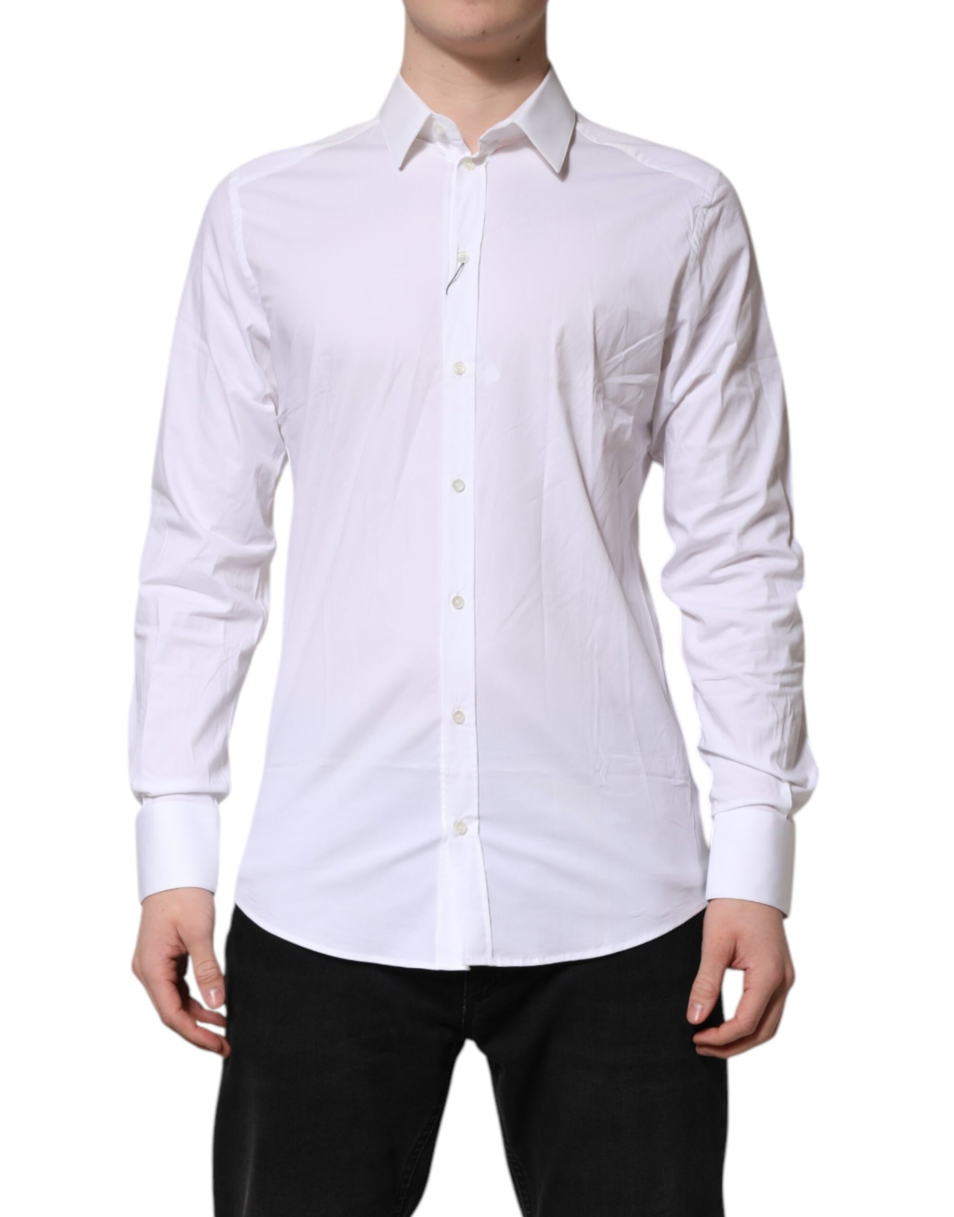 Dolce & Gabbana White Dress Shirt for Men