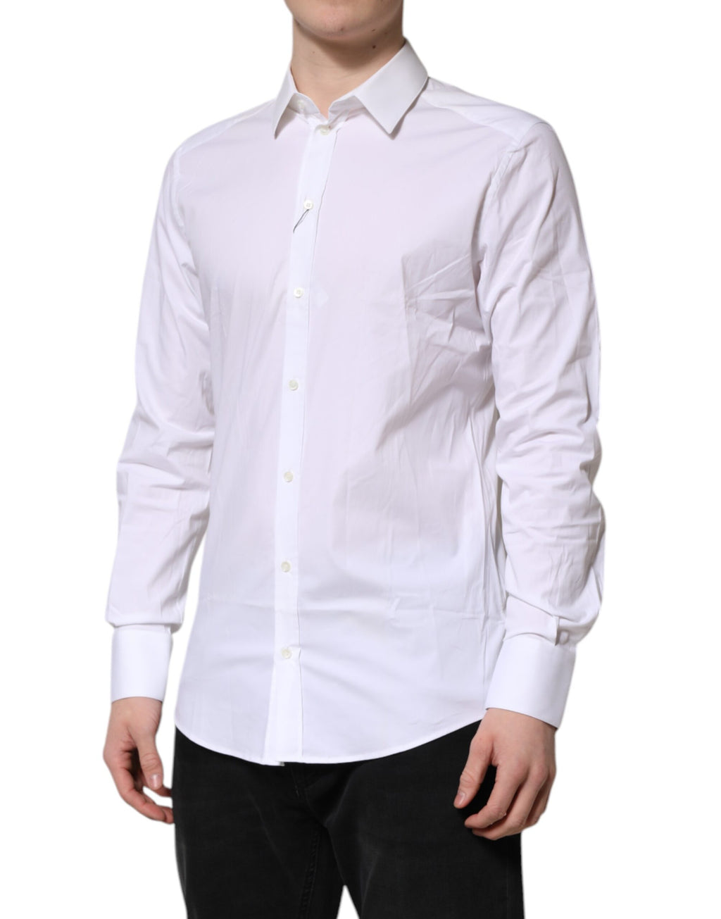 Dolce & Gabbana White Dress Shirt for Men detail view