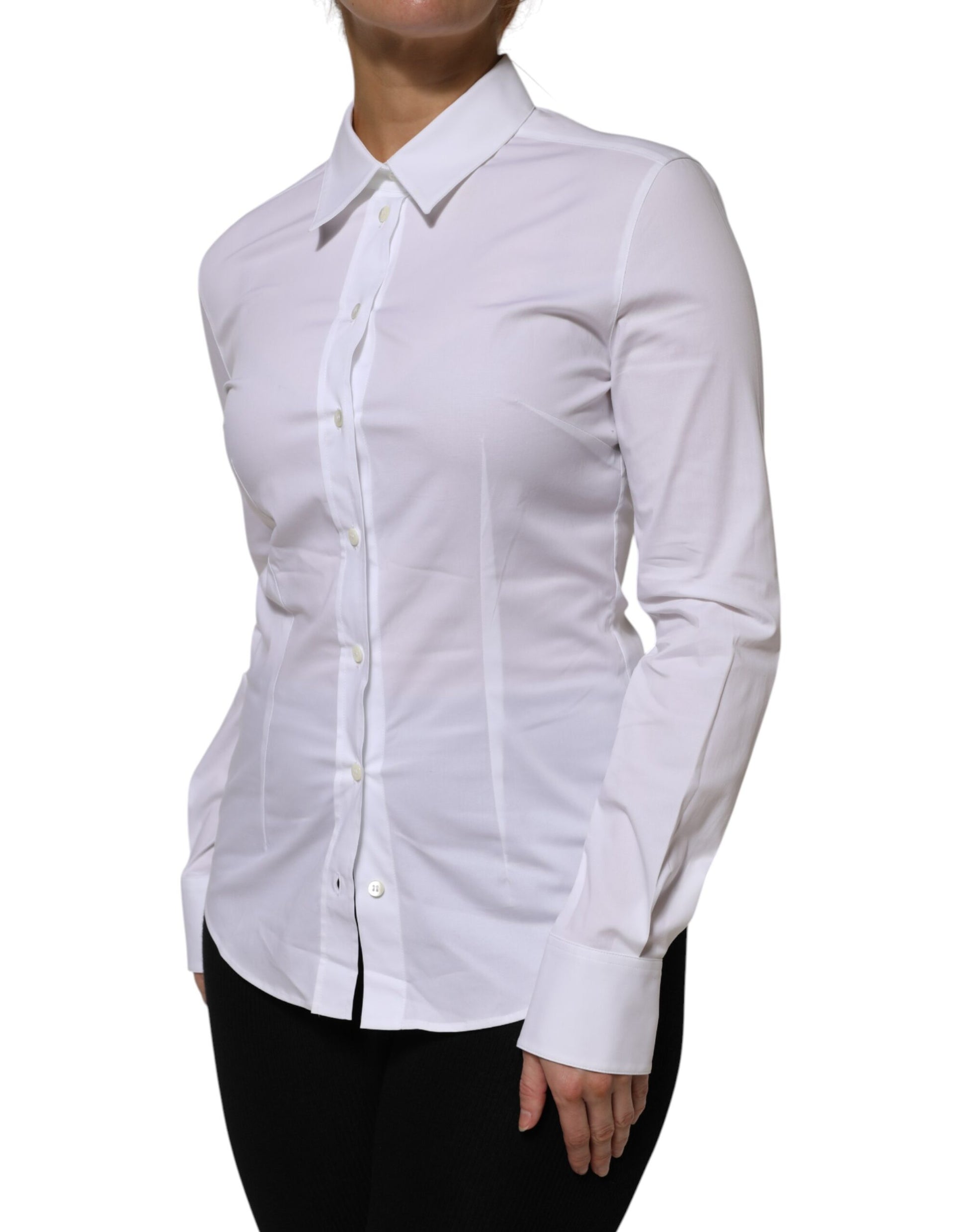 Dolce & Gabbana White Dress Shirt for Women detail view