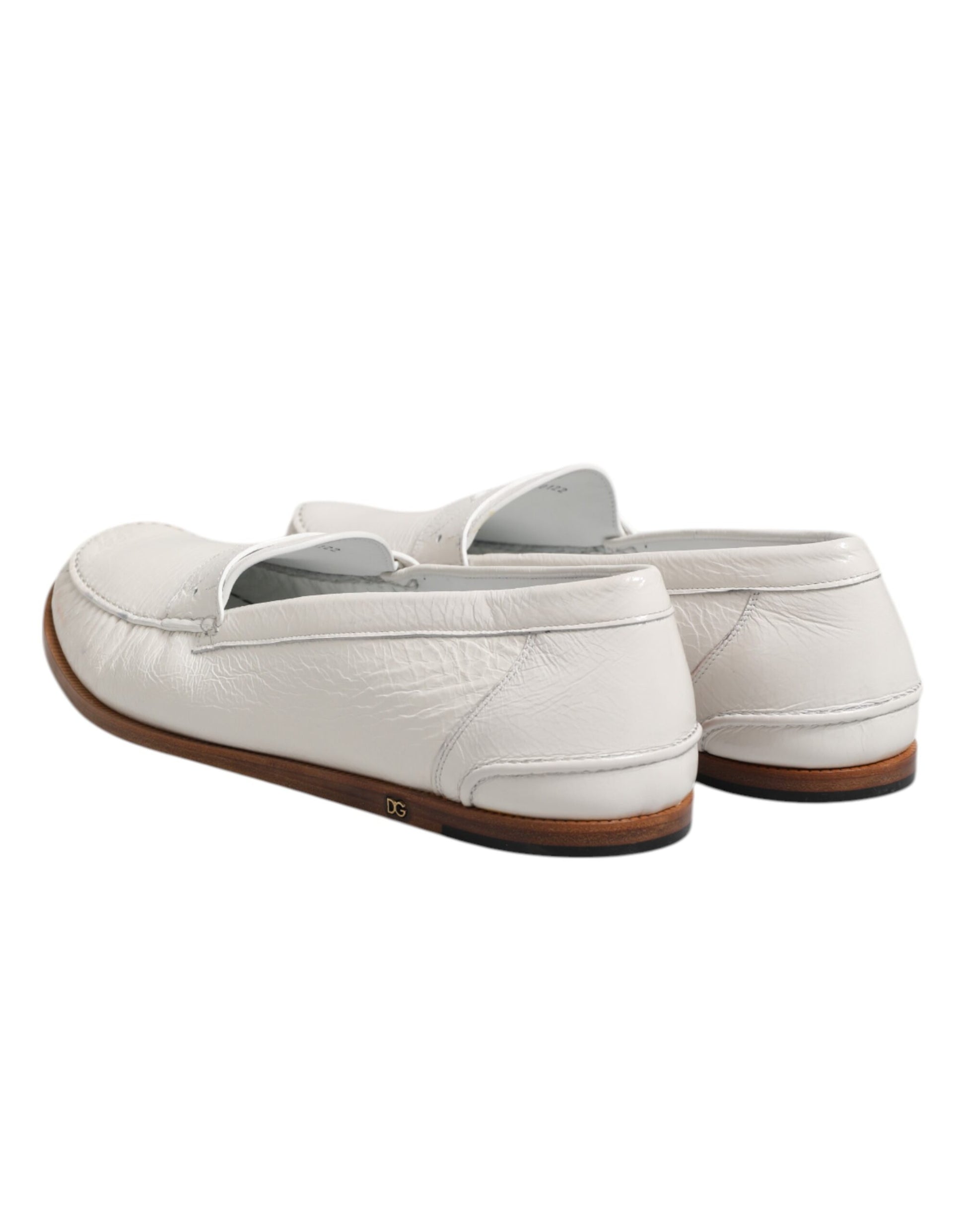 Dolce & Gabbana White Slip On Loafers for Men additional view