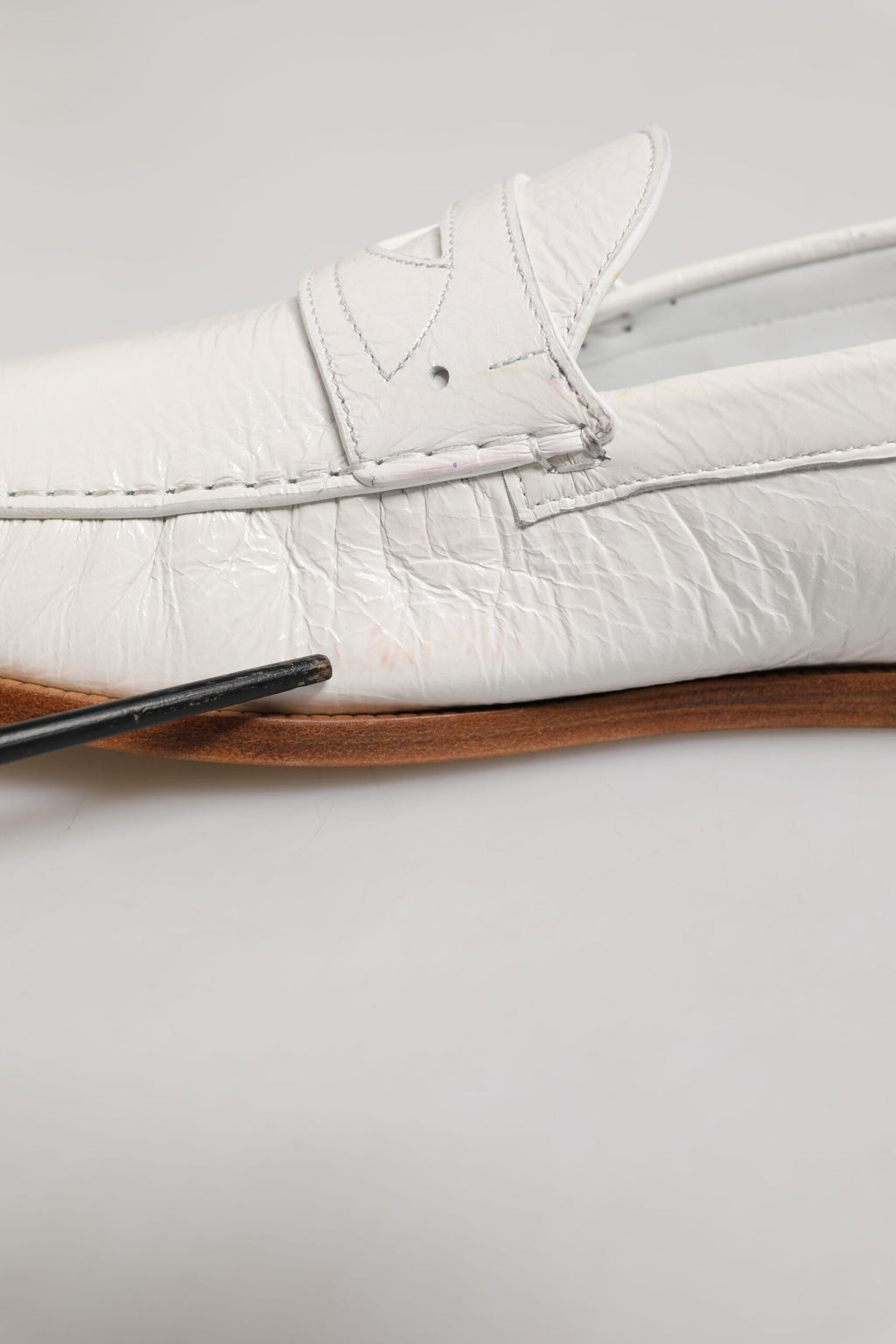 Dolce & Gabbana White Slip On Loafers for Men additional view