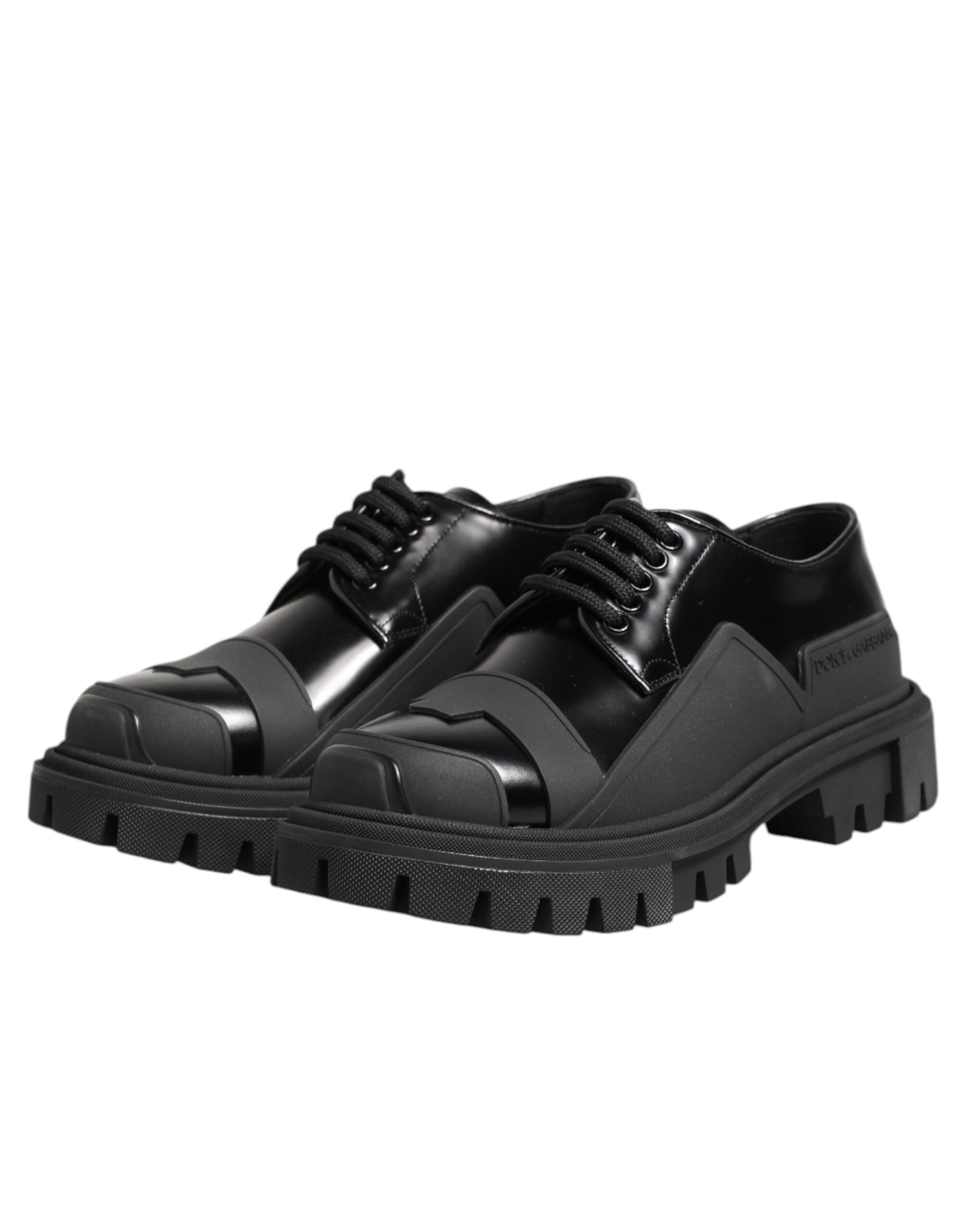 Dolce & Gabbana Black Oxfords And Derbies for Men side view