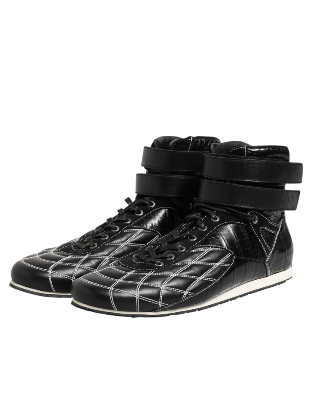 Dolce & Gabbana Black Athletic Sneakers for Men side view