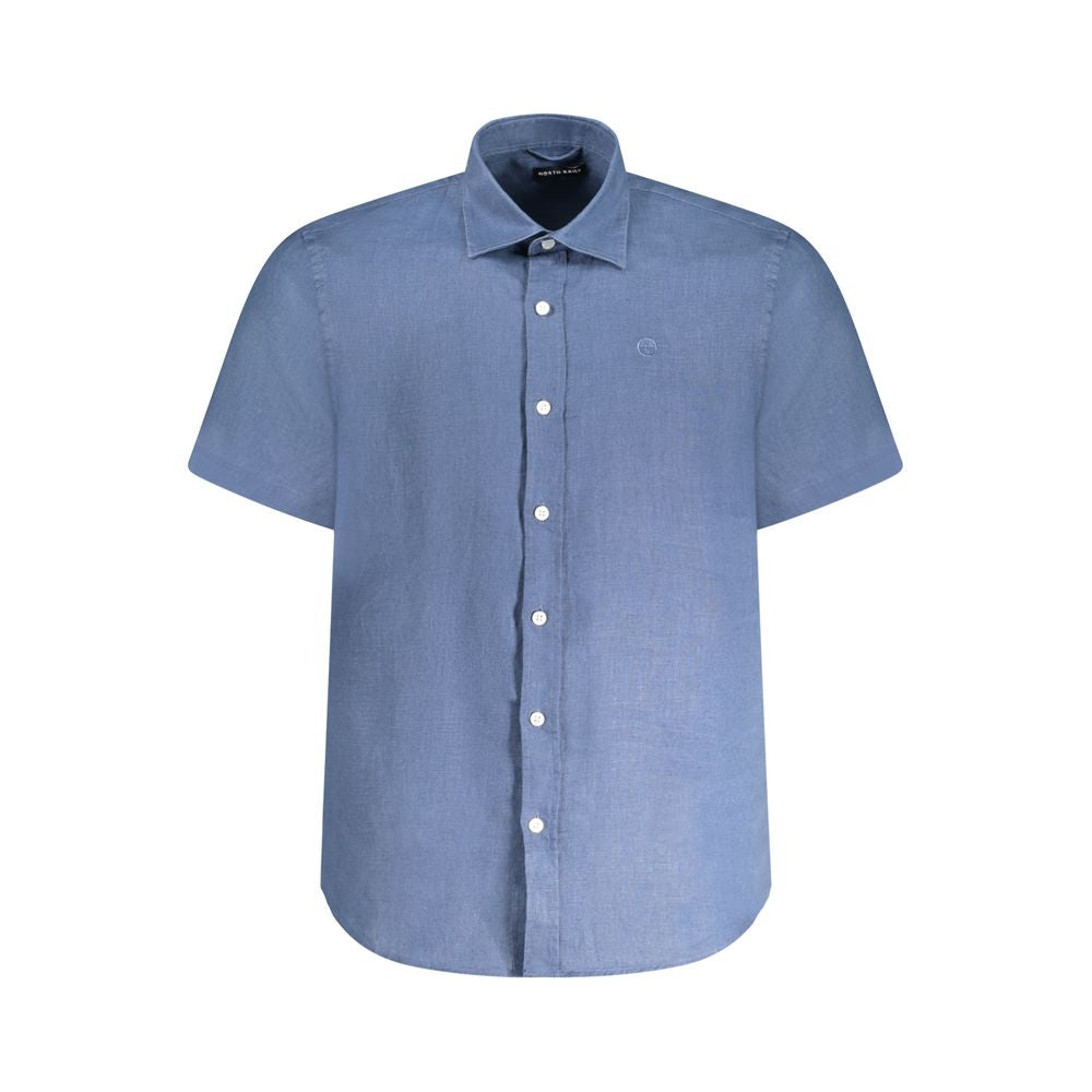 Chemise homme en lin bleu North Sails