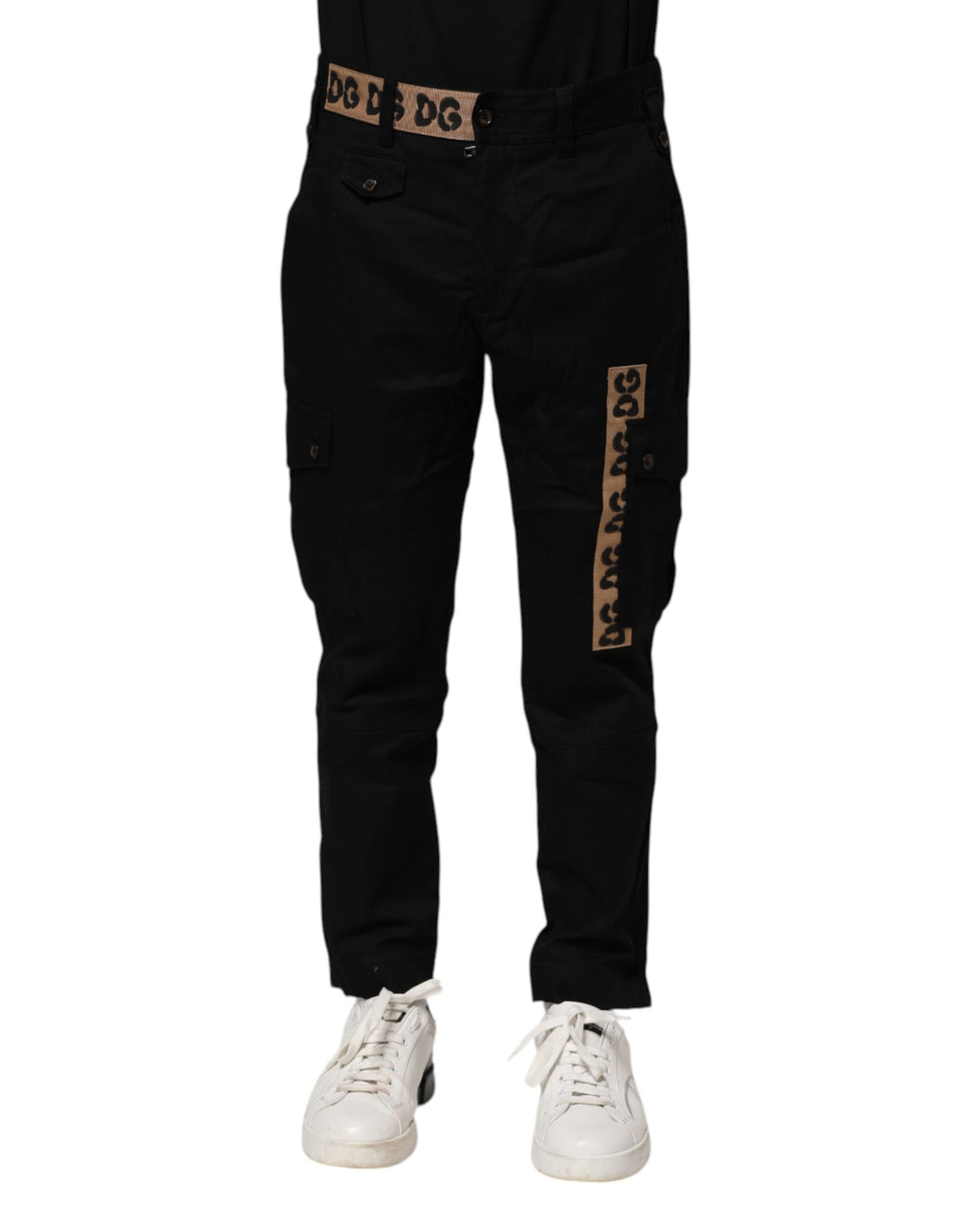 Dolce & Gabbana Black Cargo Pants for Men alternate view