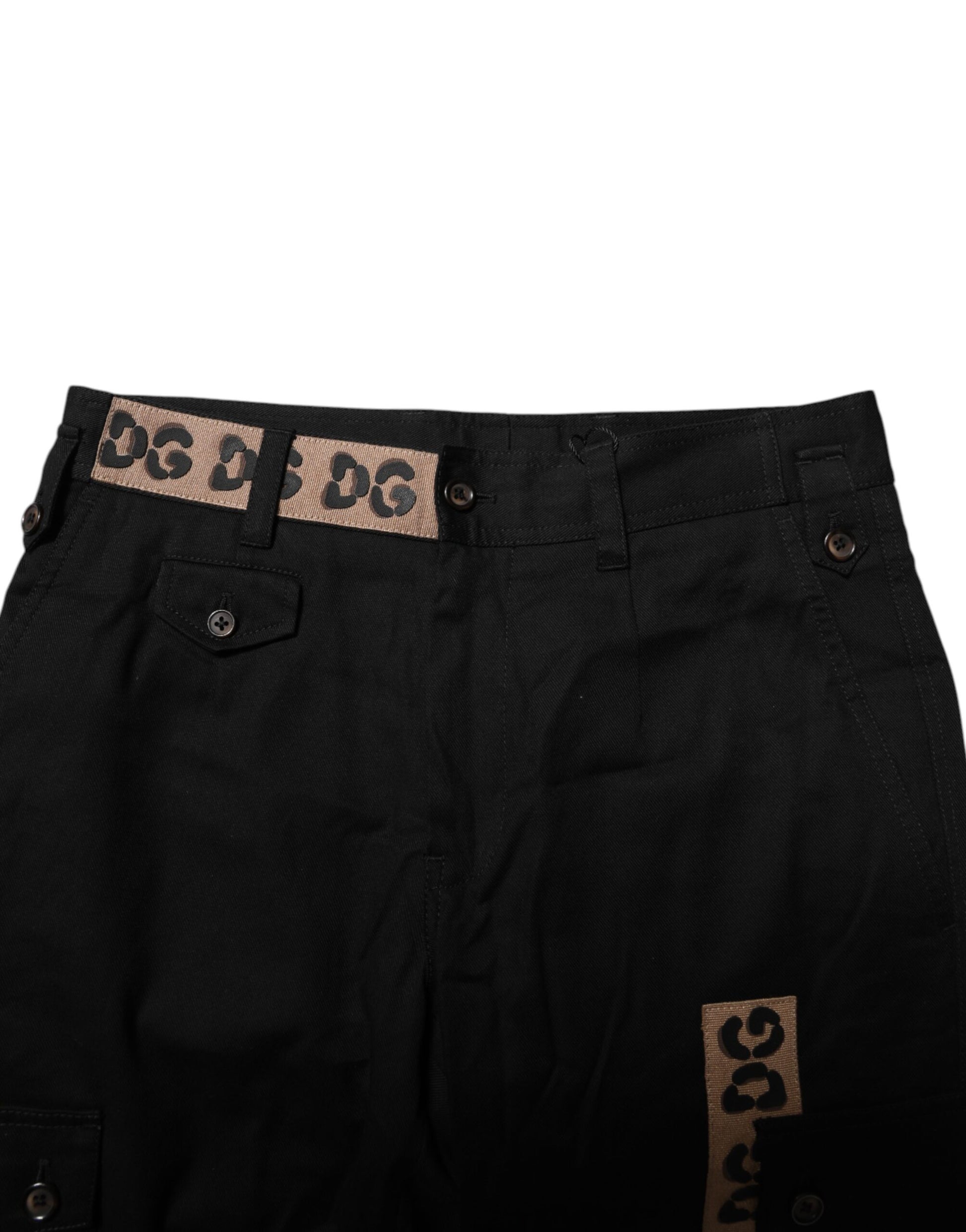 Dolce & Gabbana Black Cargo Pants for Men additional view