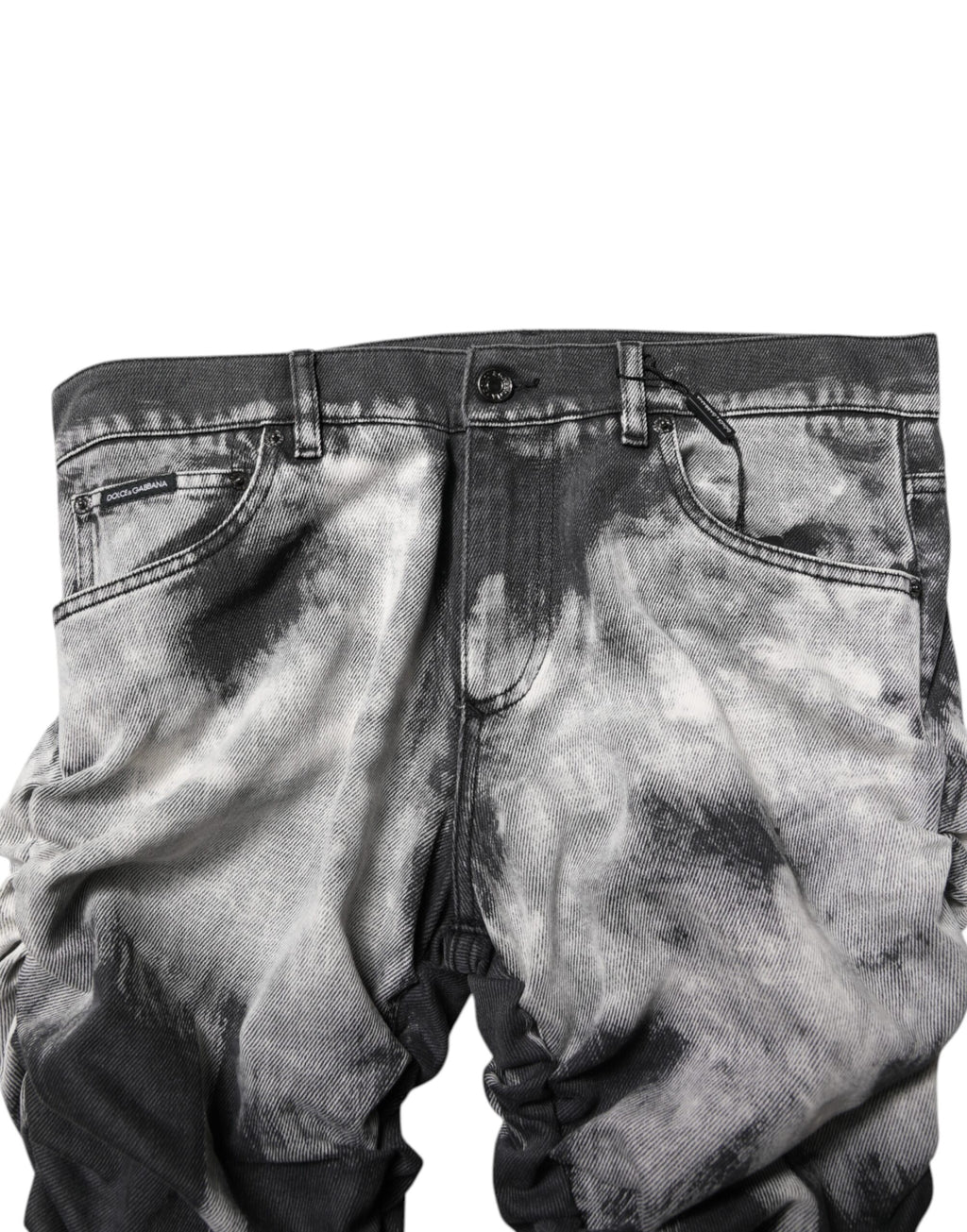 Dolce & Gabbana Black Straight Leg Jeans for Men additional view