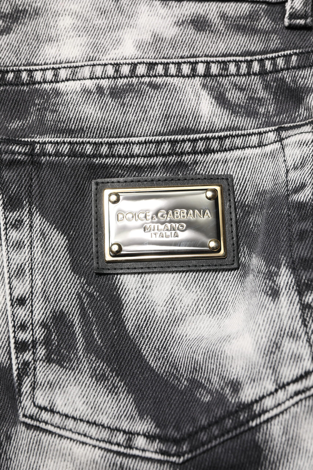 Dolce & Gabbana Black Straight Leg Jeans for Men additional view