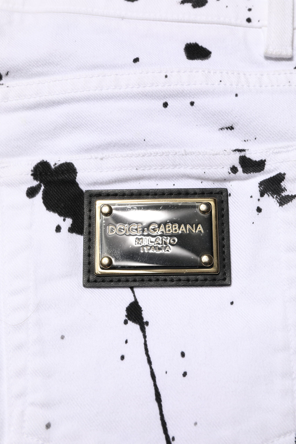 Dolce & Gabbana White Skinny Jeans for Men additional view